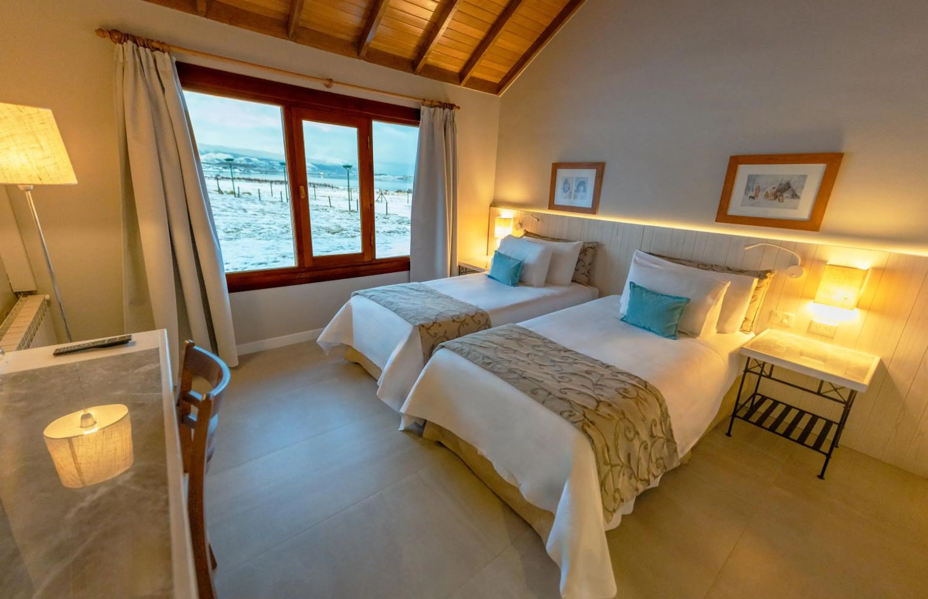 Bed in Tolkeyen Ushuaia Hotel