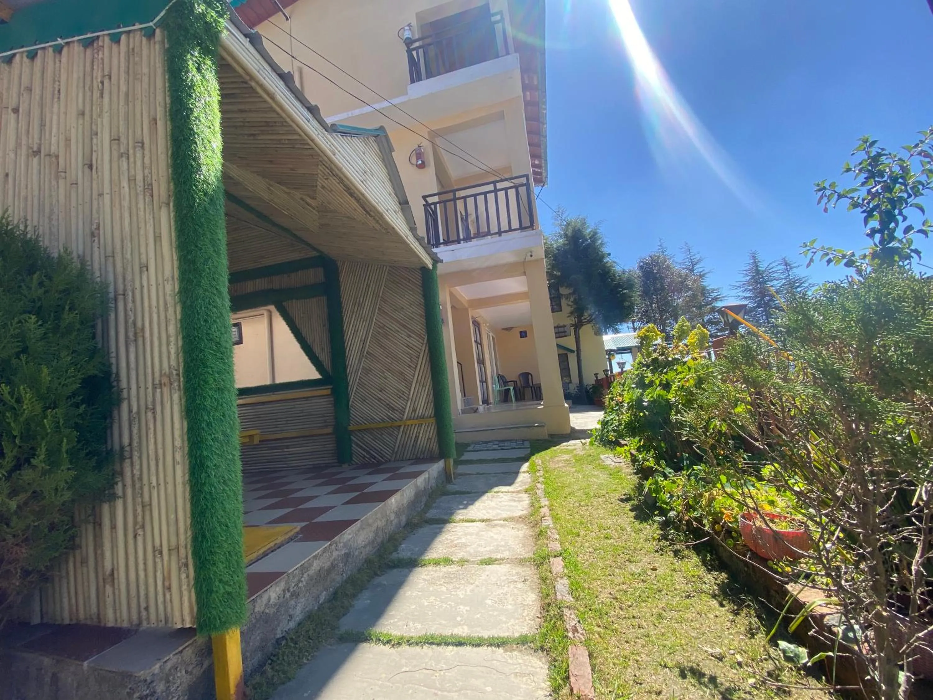 Garden view in Khushi Cottage