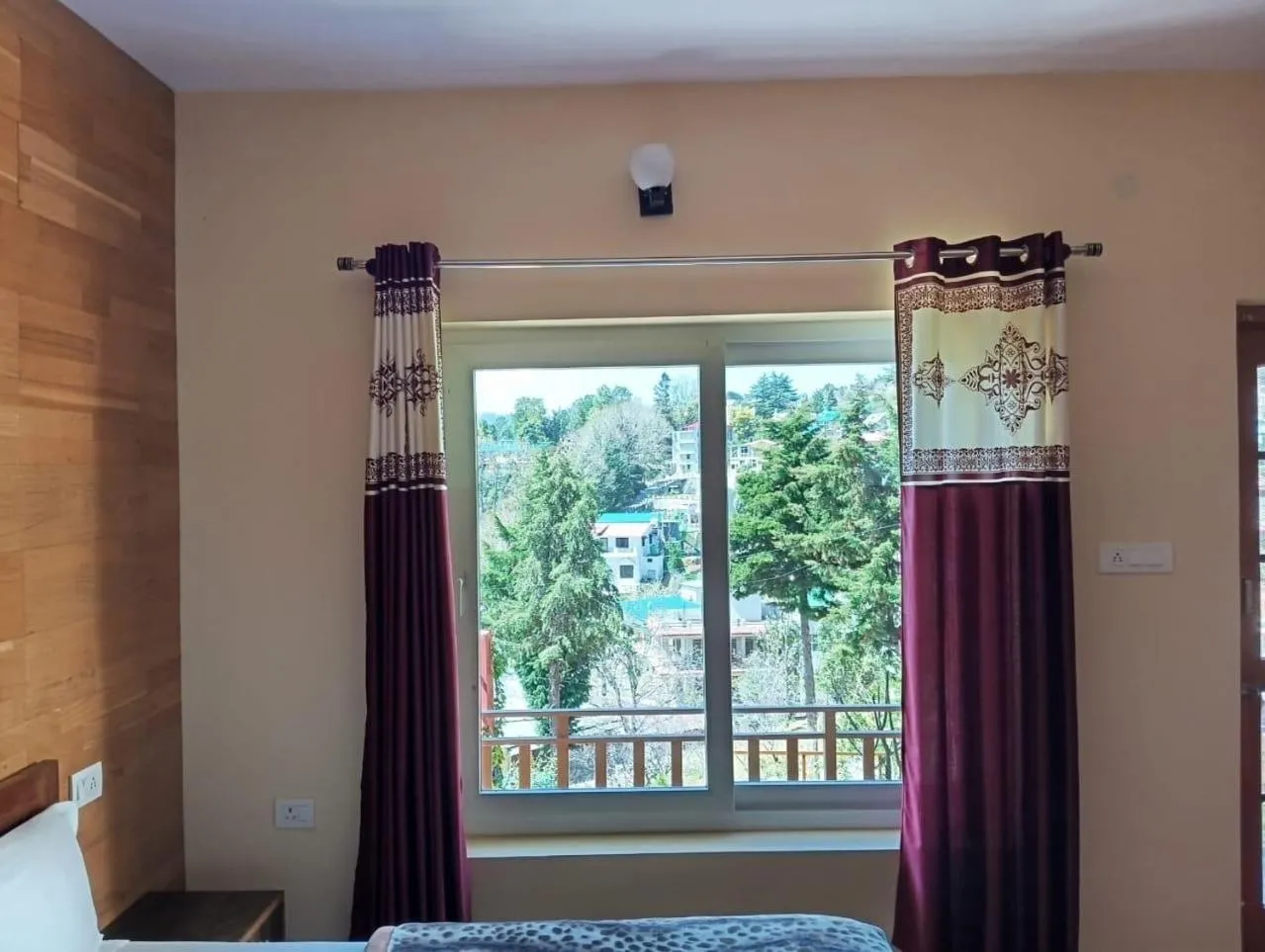 View (from property/room), Bed in Khushi Cottage