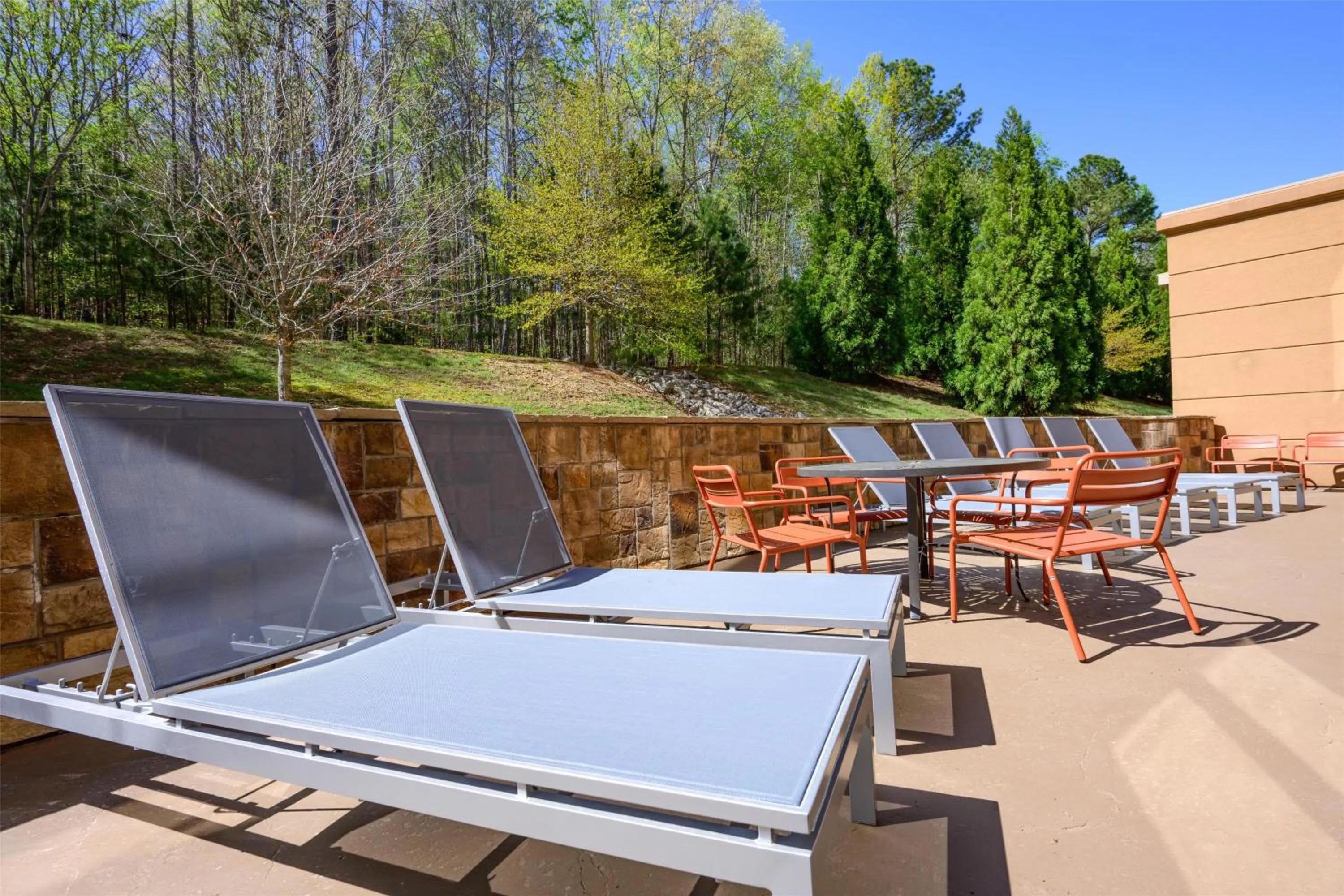 Patio in Hampton Inn Cleveland Tennessee