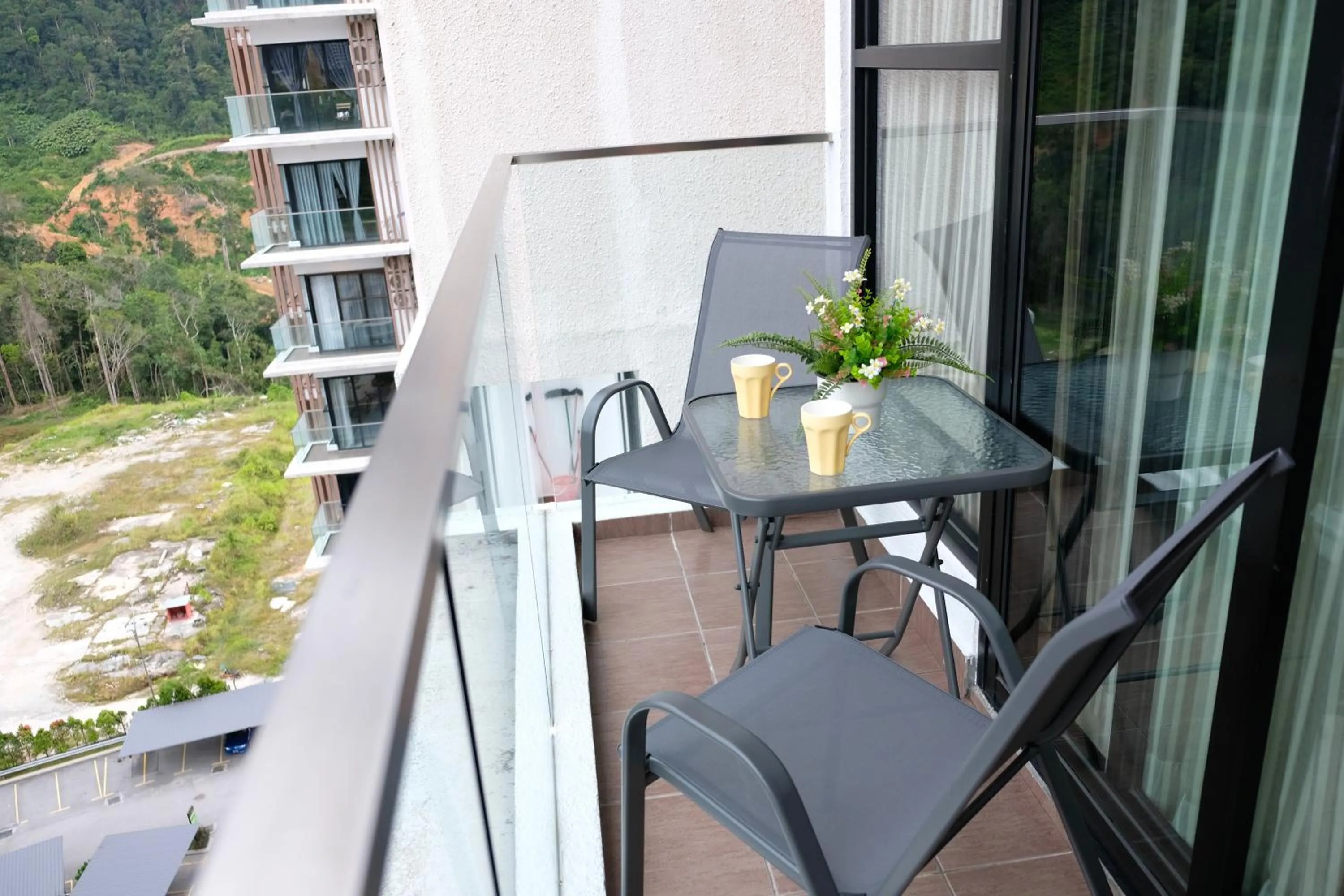 Balcony/Terrace in 92 Homestay 3 Bedrooms Midhills Genting Highland