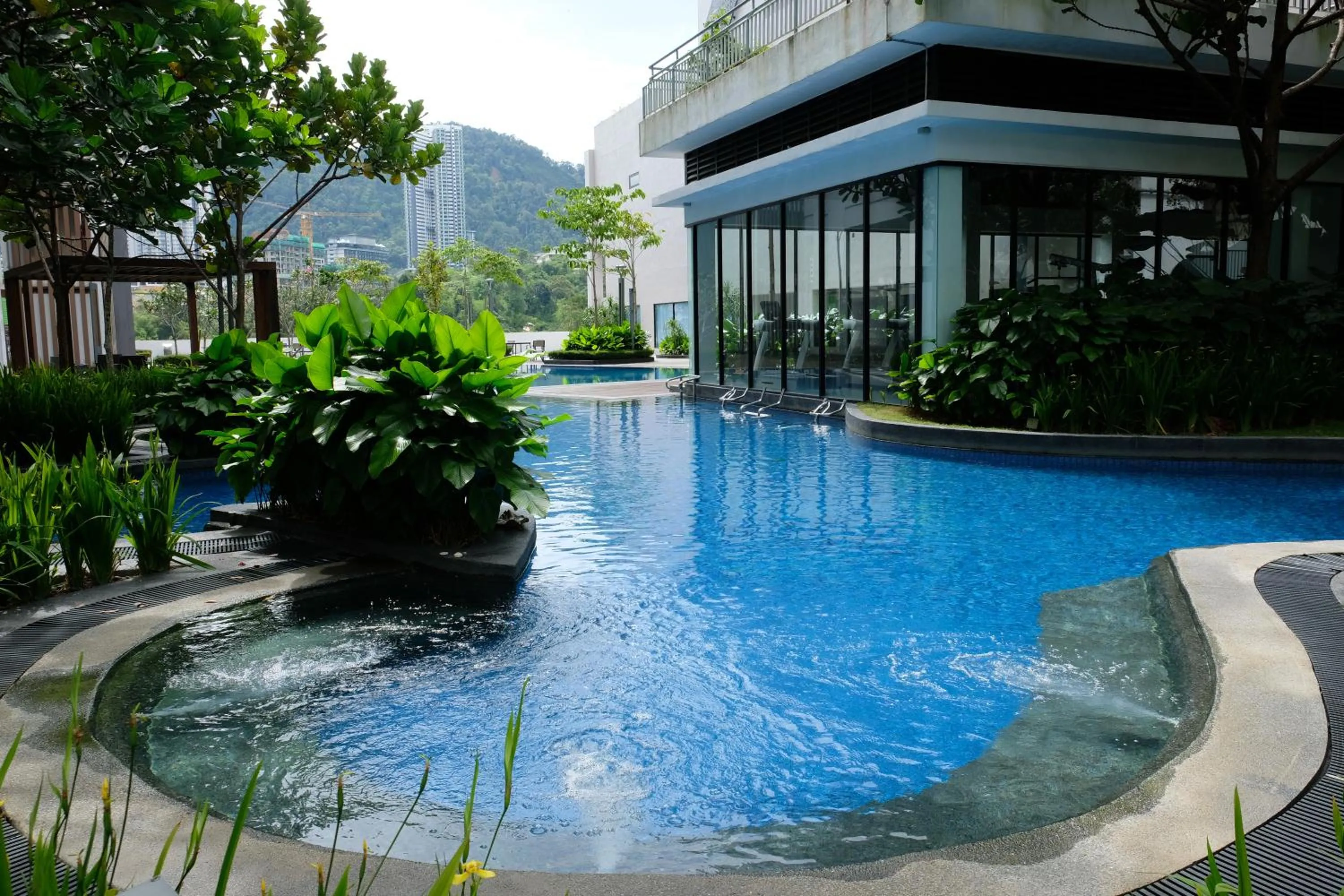 Swimming pool in 92 Homestay 3 Bedrooms Midhills Genting Highland