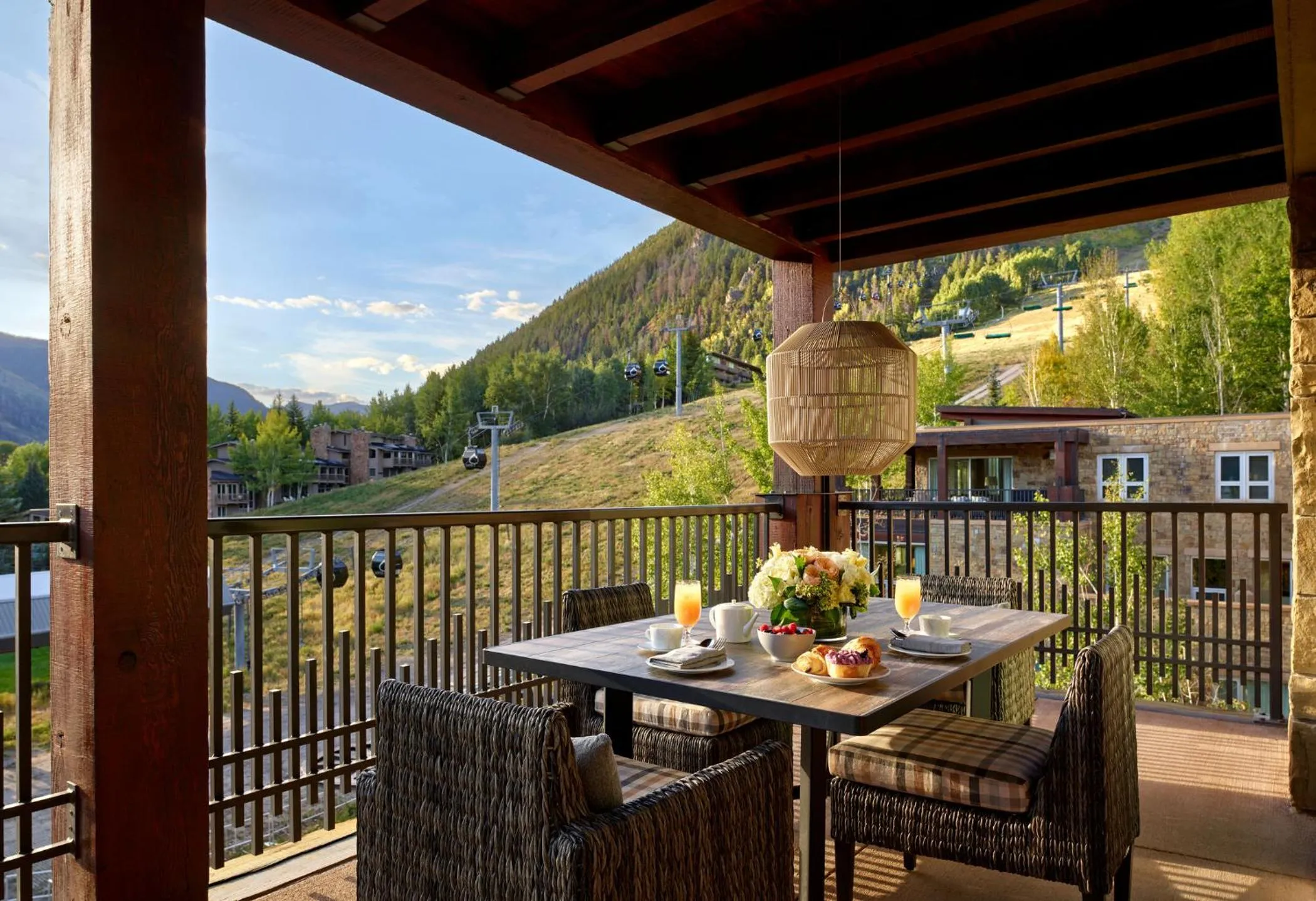 Patio in Residences at The Little Nell