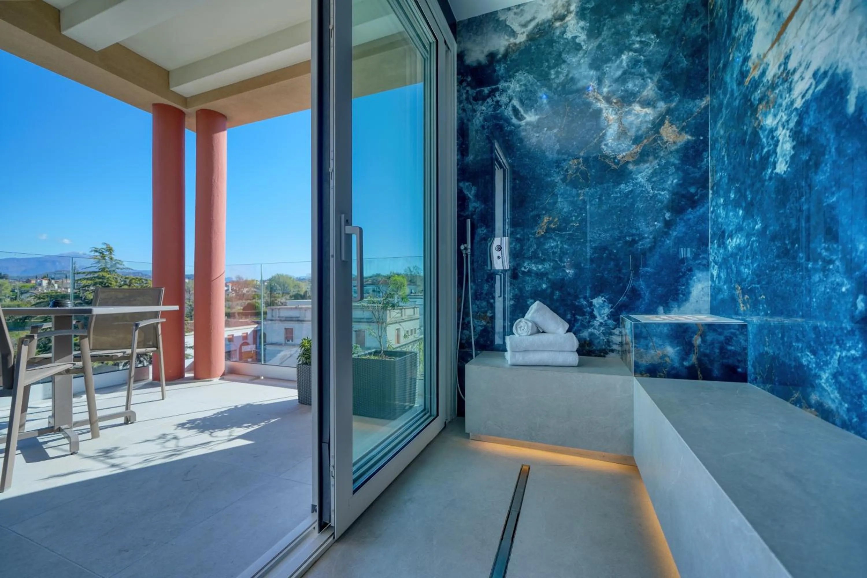 Balcony/Terrace in Palazzo della Scala Spa Hotel Suites & Apartments