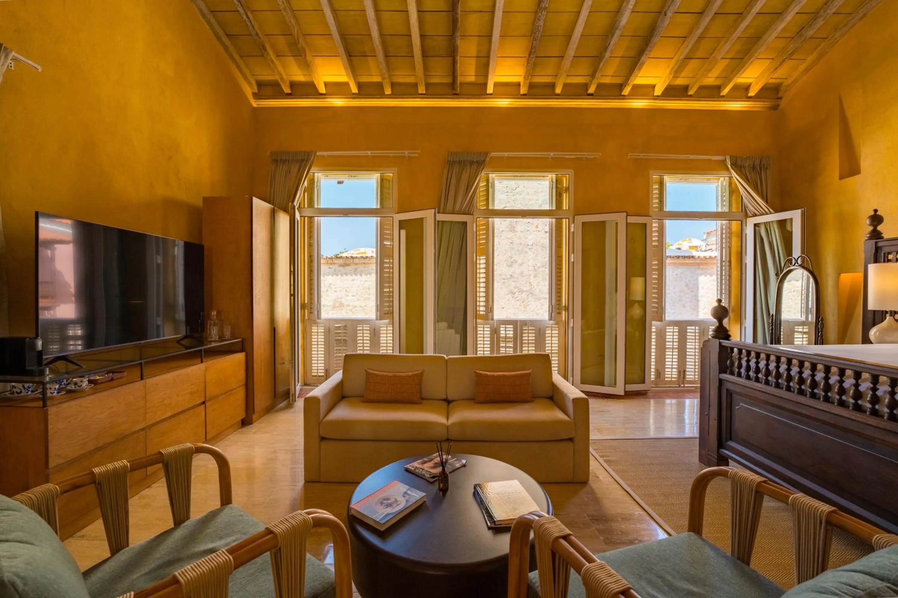 Living room in Casa Carolina Luxury Wellness Hotel