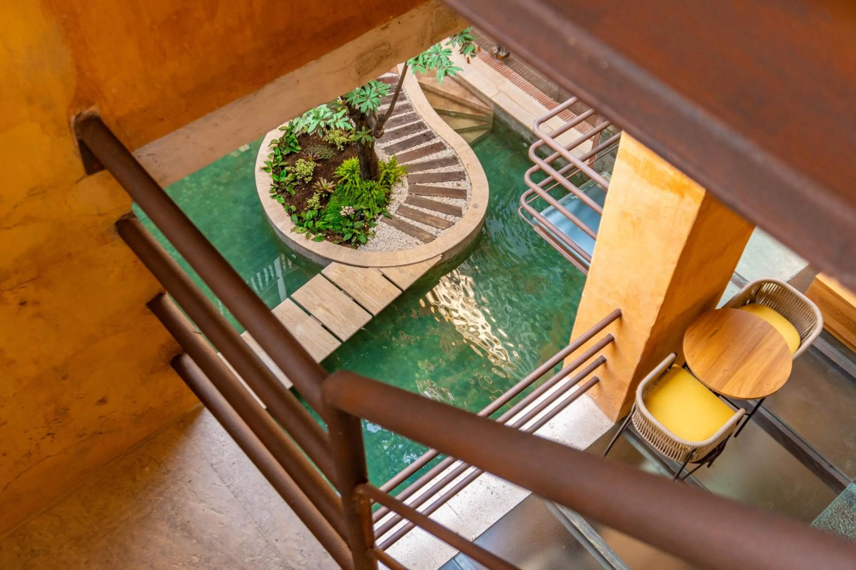 Pool view in Casa Carolina Luxury Wellness Hotel