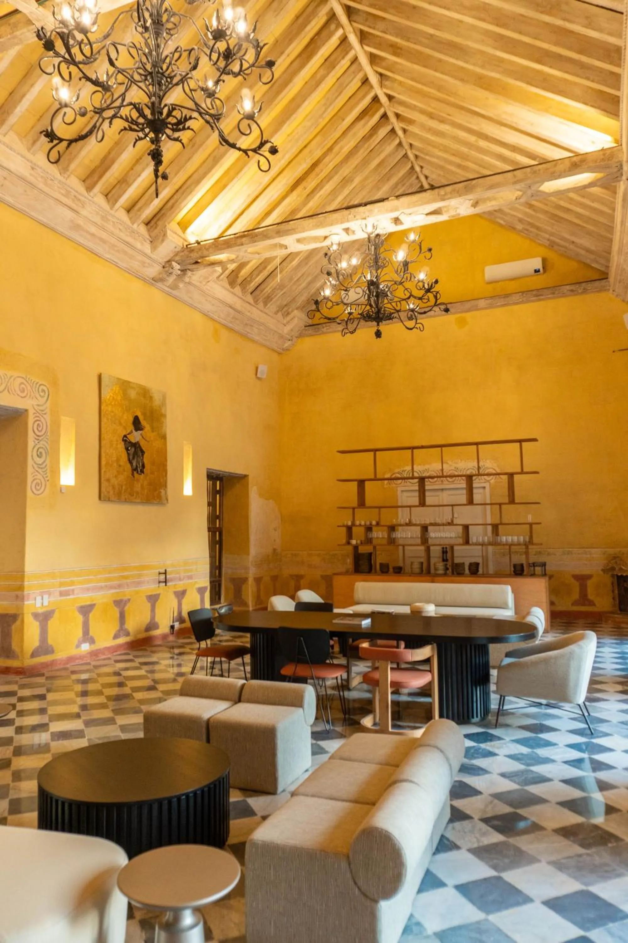 Seating area in Casa Carolina Luxury Wellness Hotel