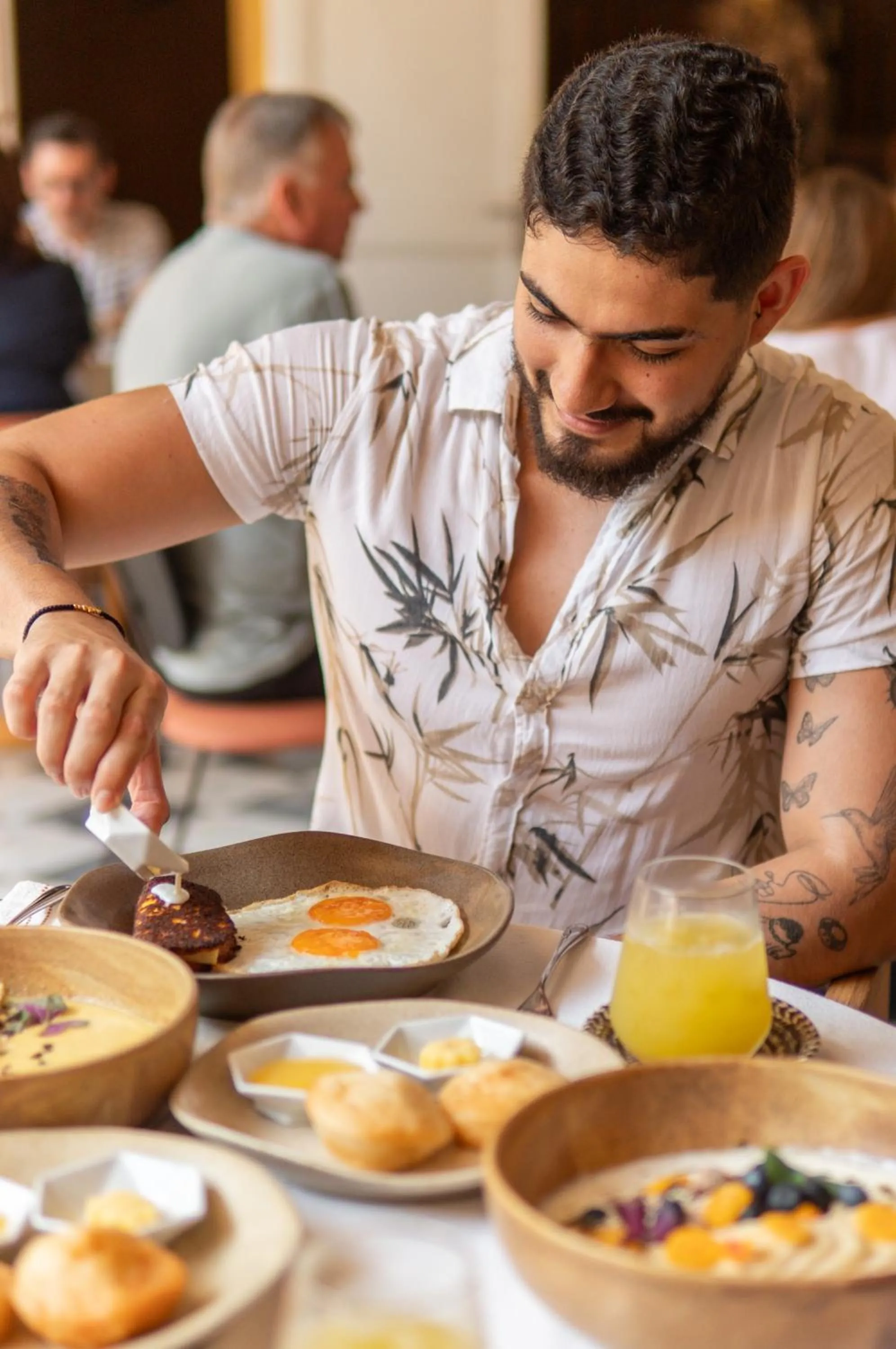 People in Casa Carolina Luxury Wellness Hotel