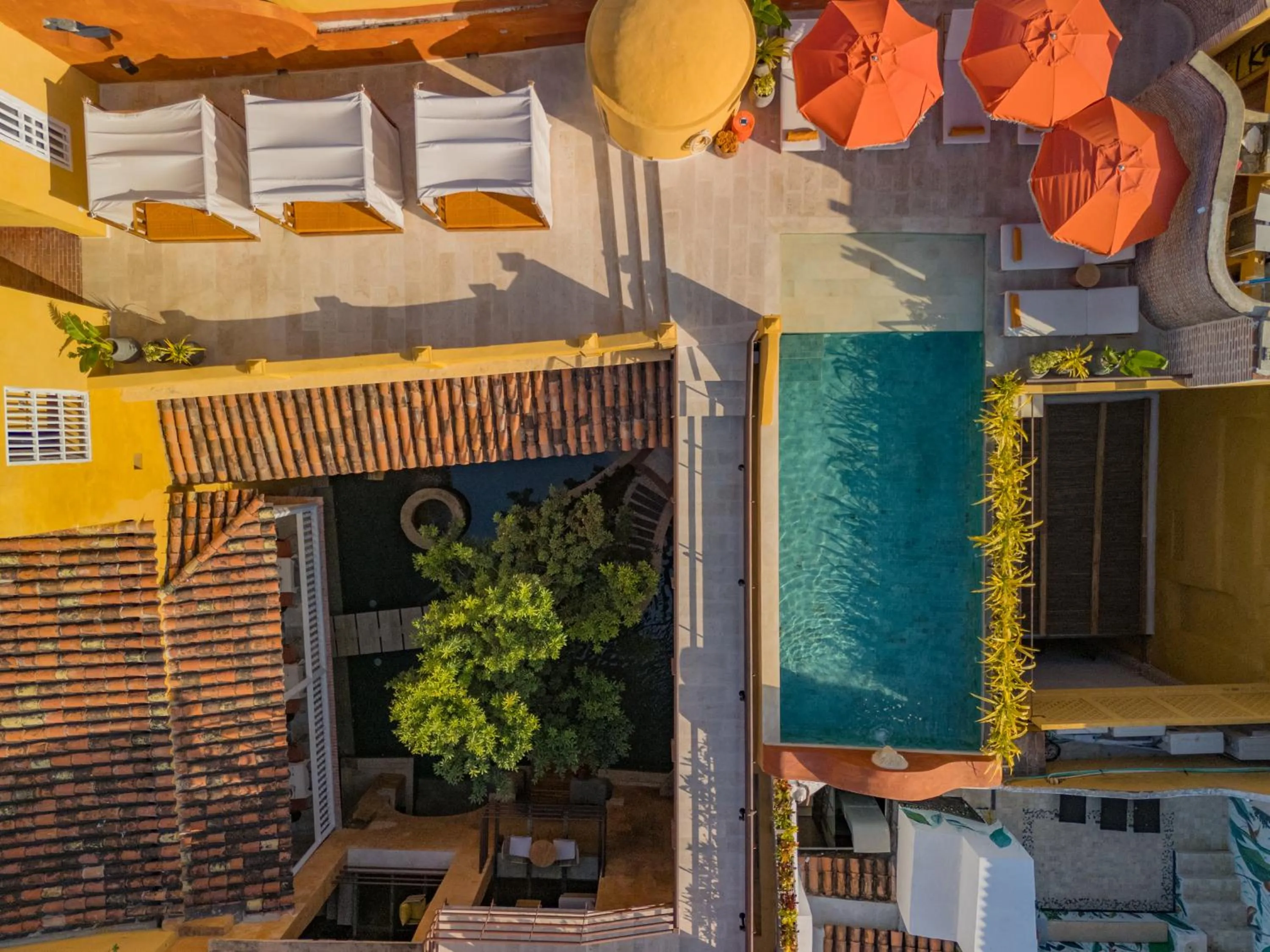 Bird's eye view in Casa Carolina Luxury Wellness Hotel