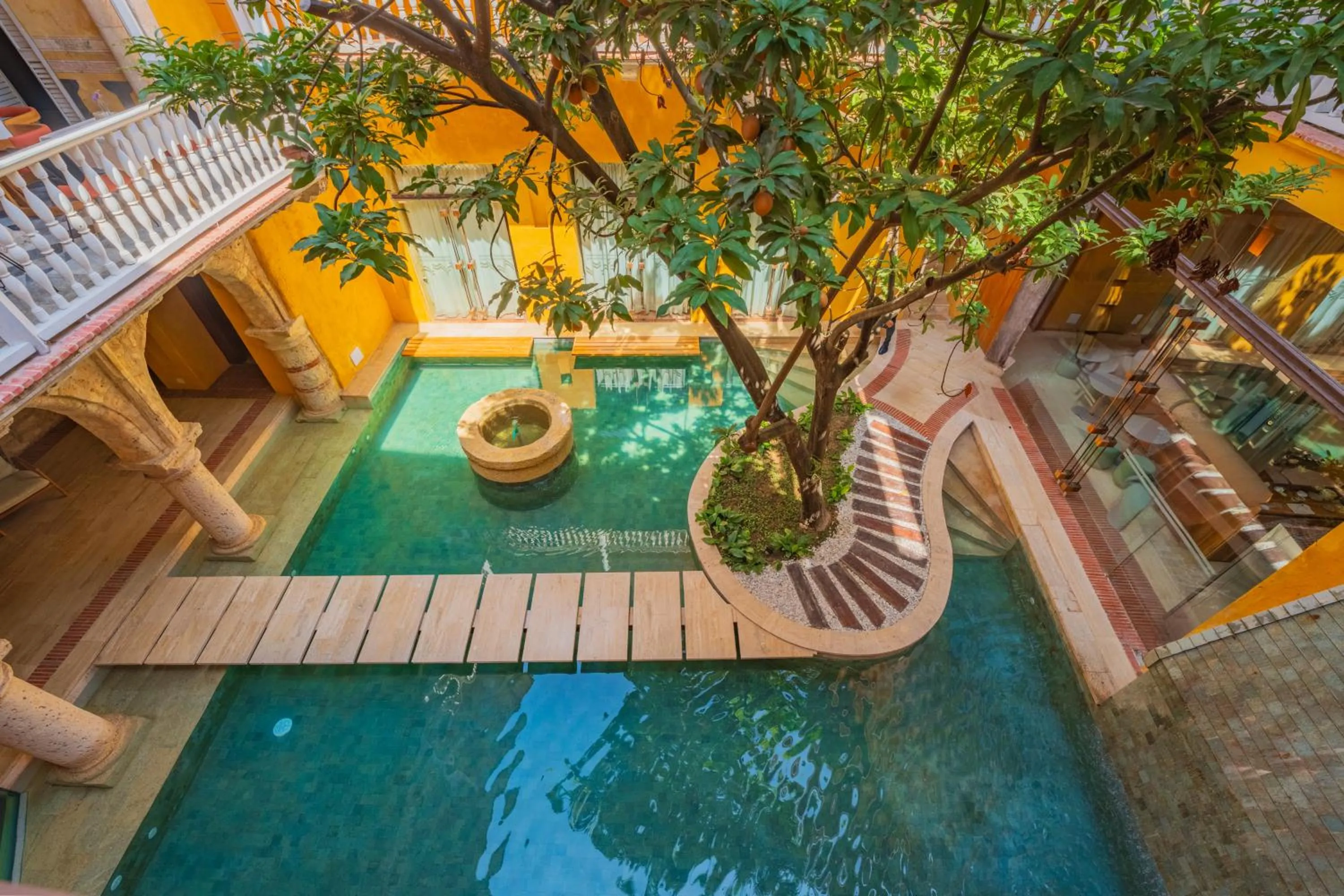 Bird's eye view in Casa Carolina Luxury Wellness Hotel