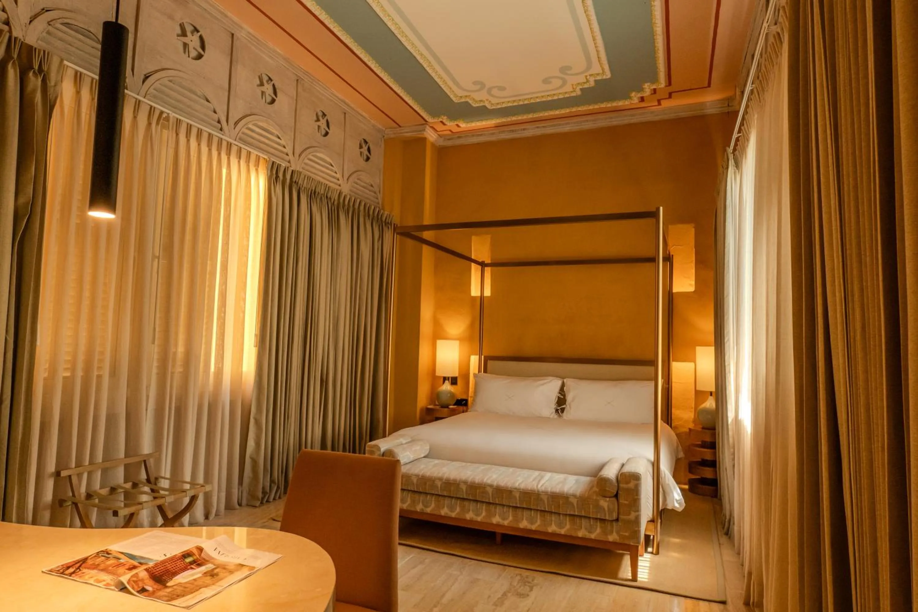 Bed in Casa Carolina Luxury Wellness Hotel