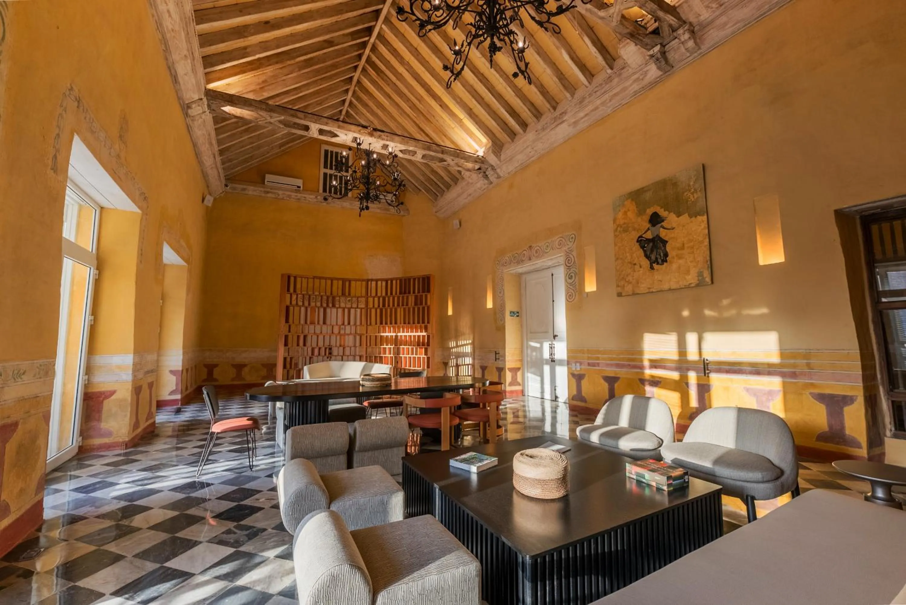 Seating area in Casa Carolina Luxury Wellness Hotel