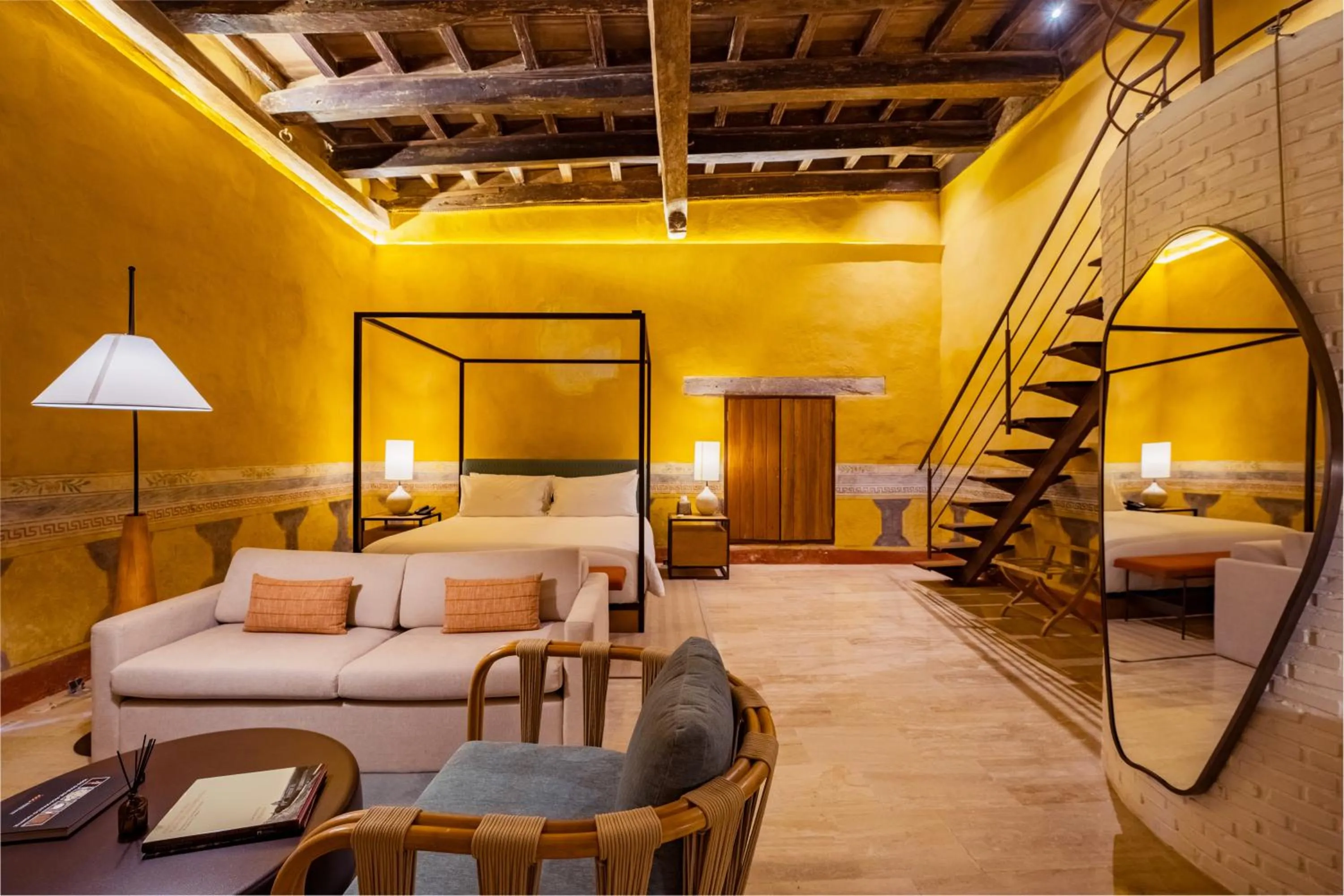 Bed in Casa Carolina Luxury Wellness Hotel