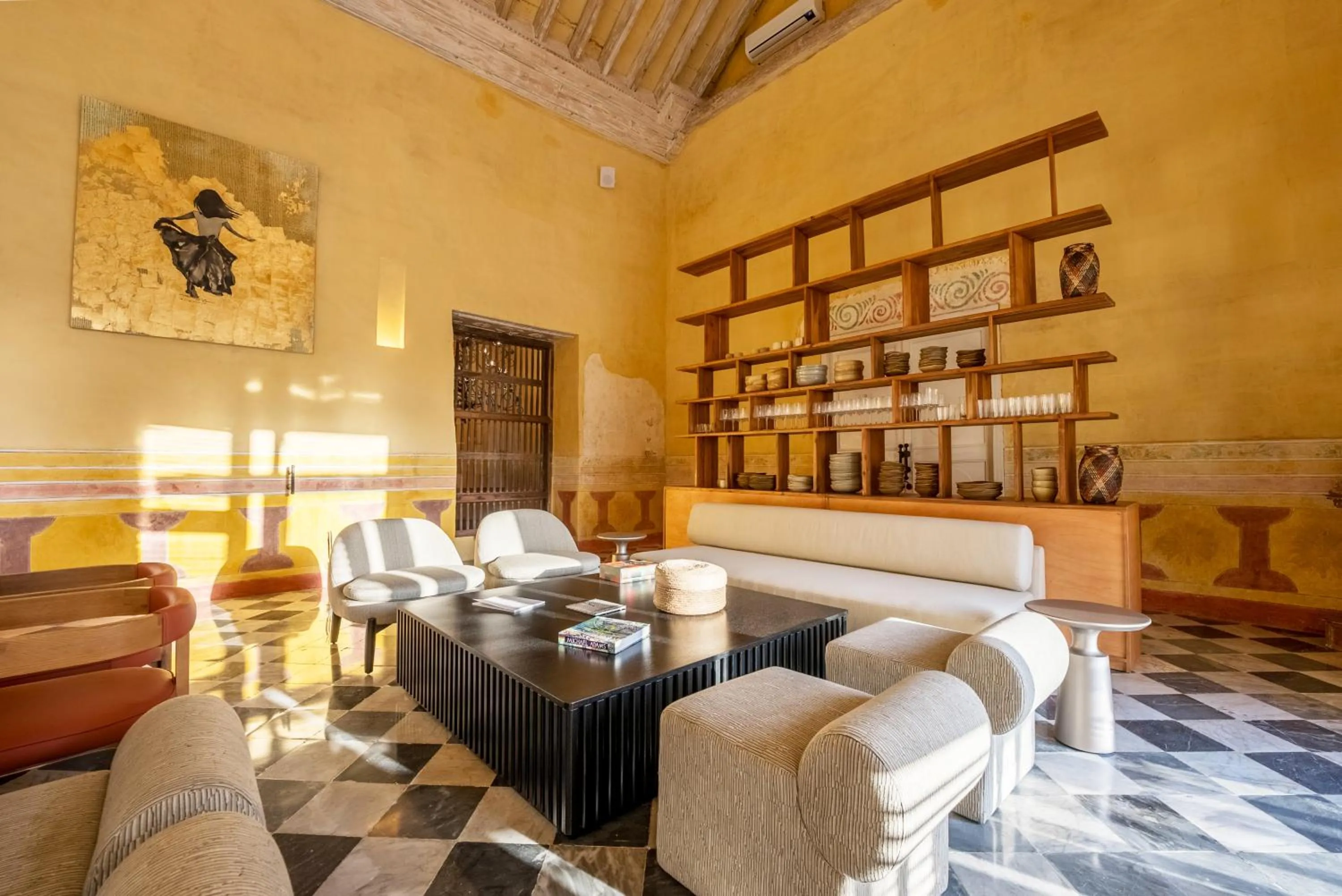 Seating area in Casa Carolina Luxury Wellness Hotel