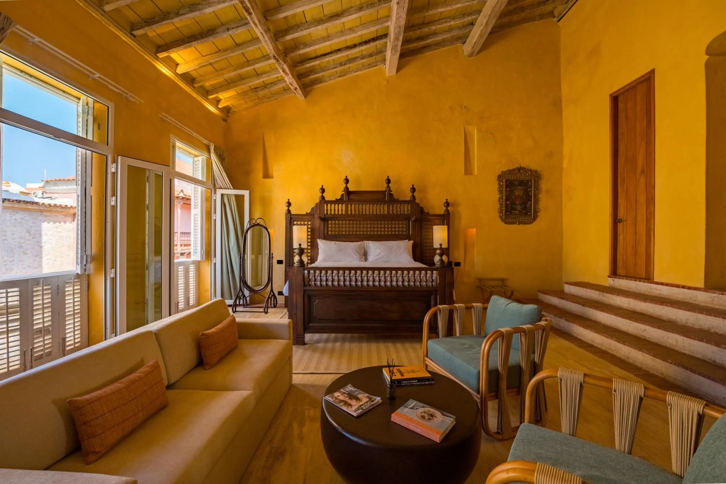 Bed in Casa Carolina Luxury Wellness Hotel