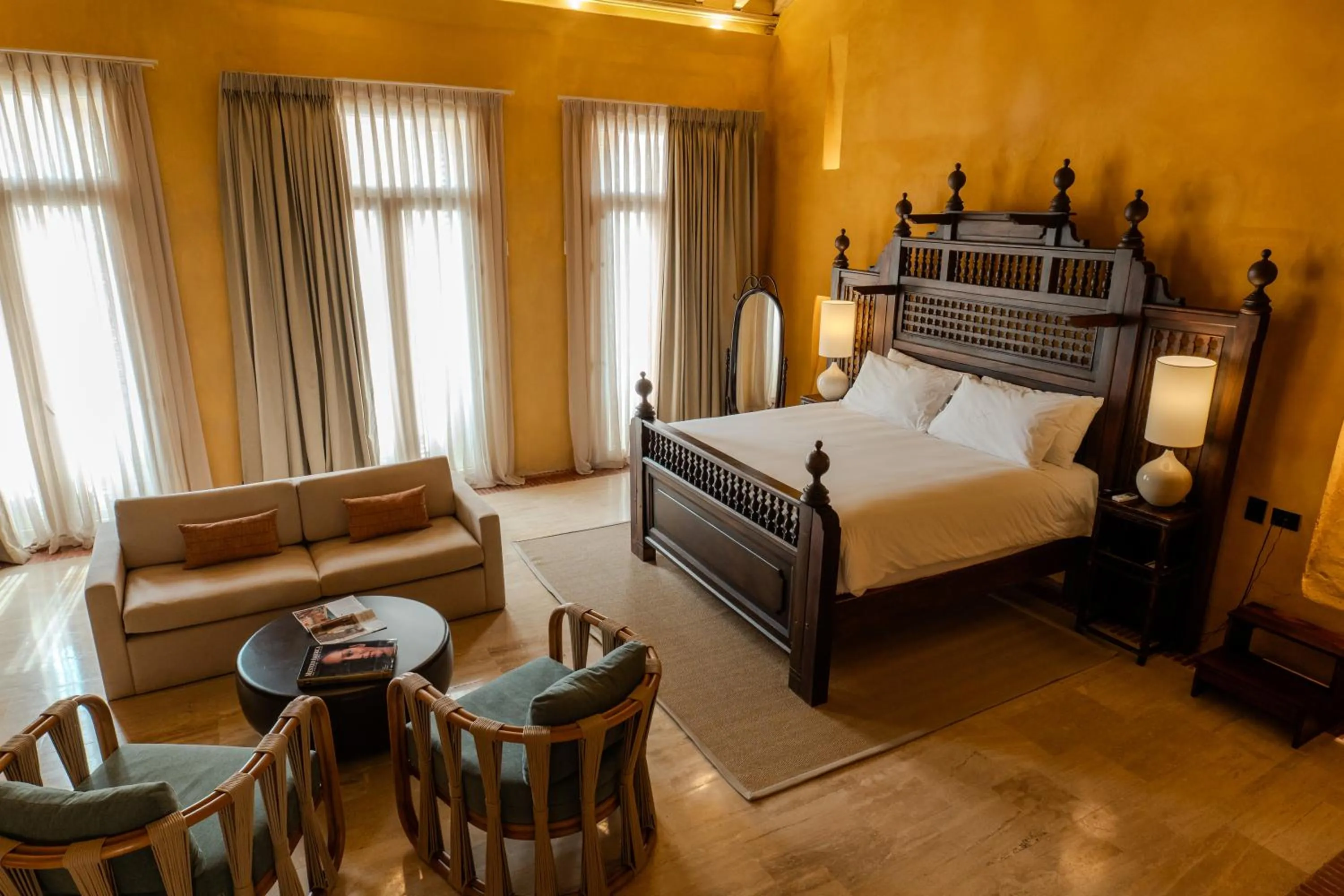 Bed in Casa Carolina Luxury Wellness Hotel