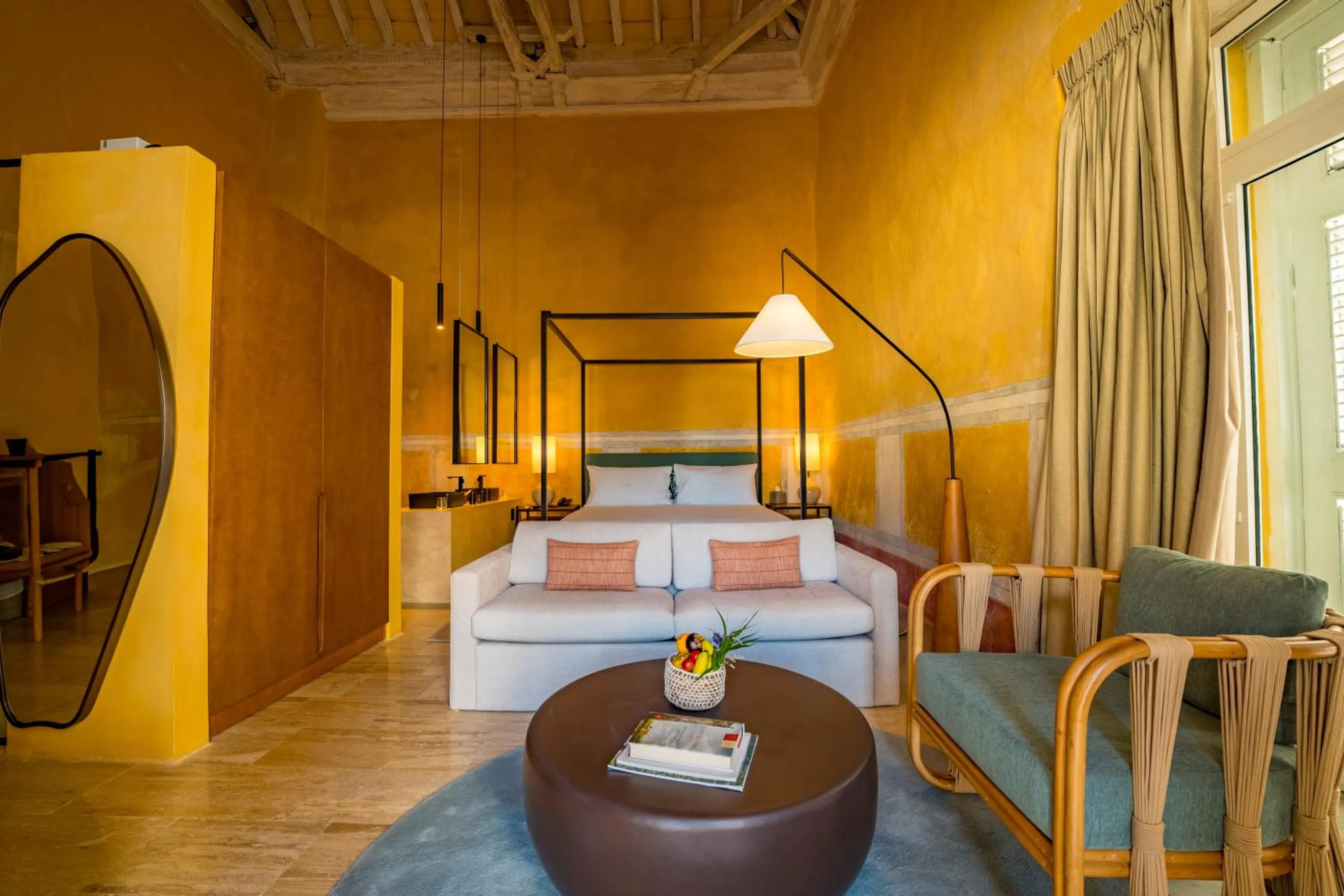 Bed in Casa Carolina Luxury Wellness Hotel