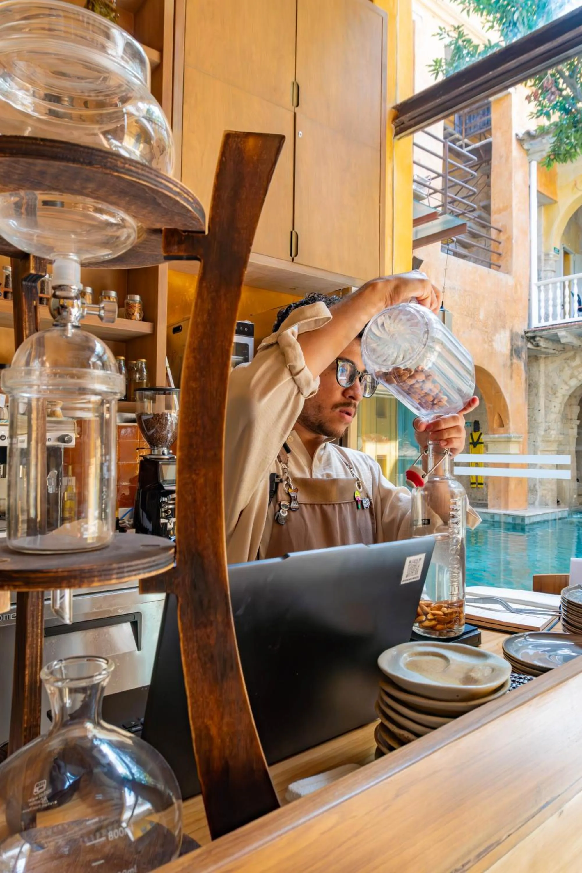 Food and drinks in Casa Carolina Luxury Wellness Hotel