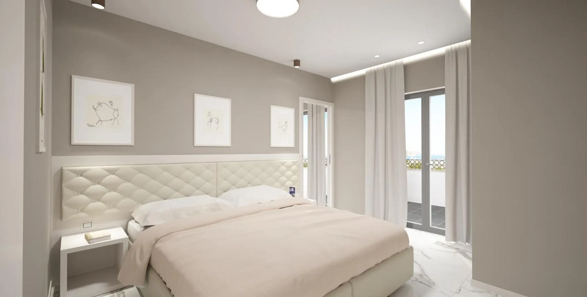 Bedroom, Bed in Residence Hotel Alba Palace