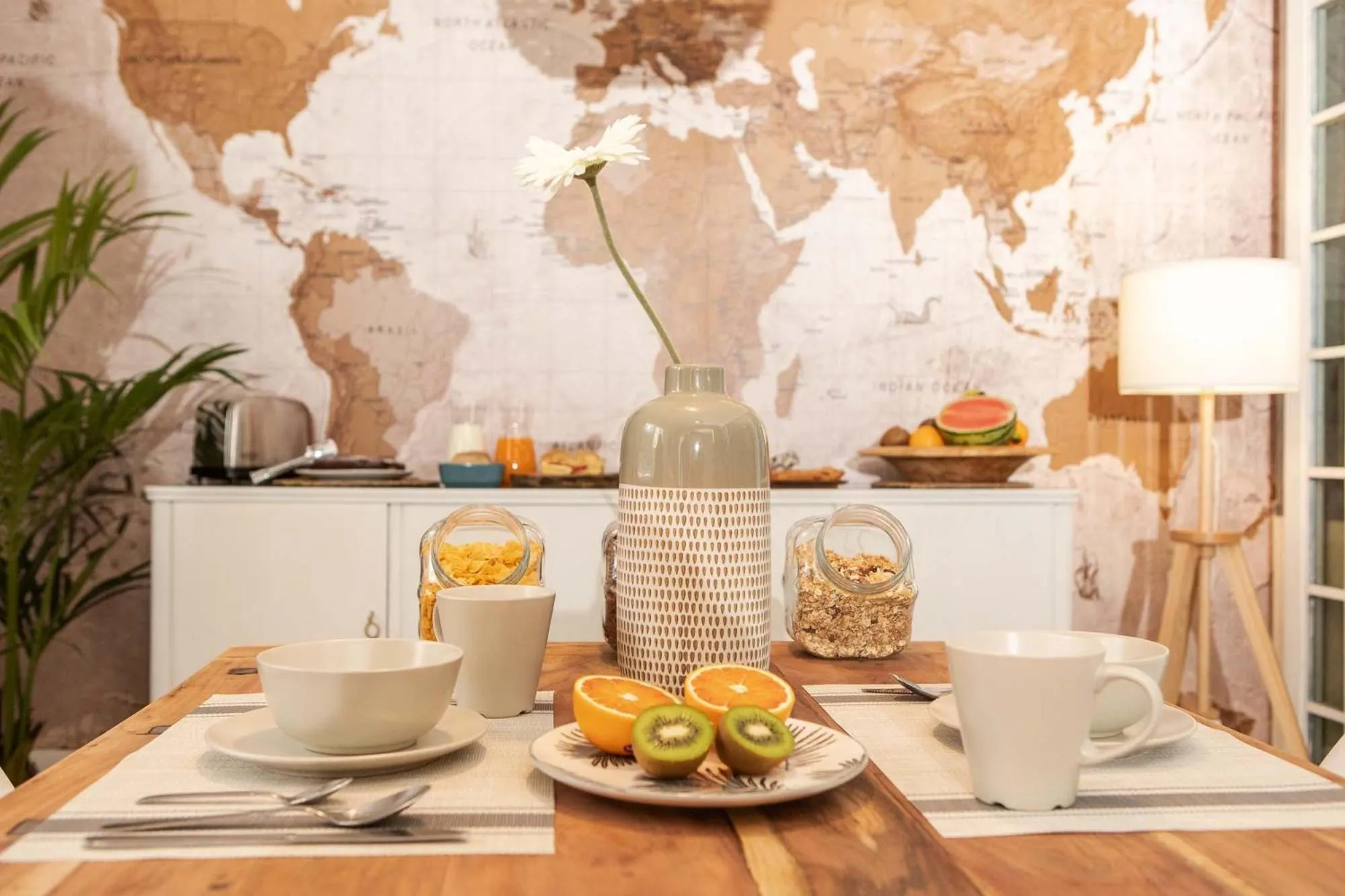 Continental breakfast in B&B La Volpina