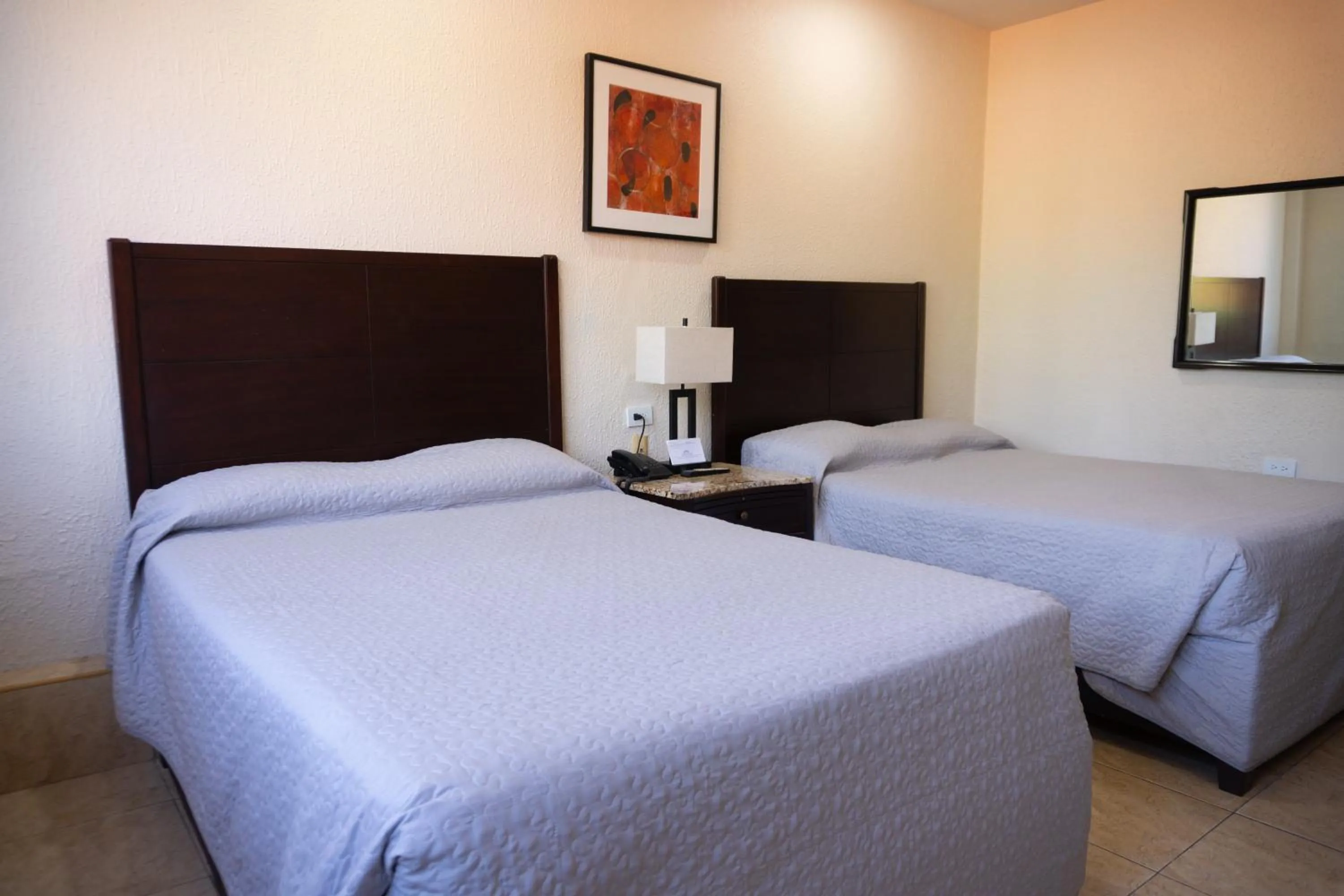 Bed in Hotel America Palacio