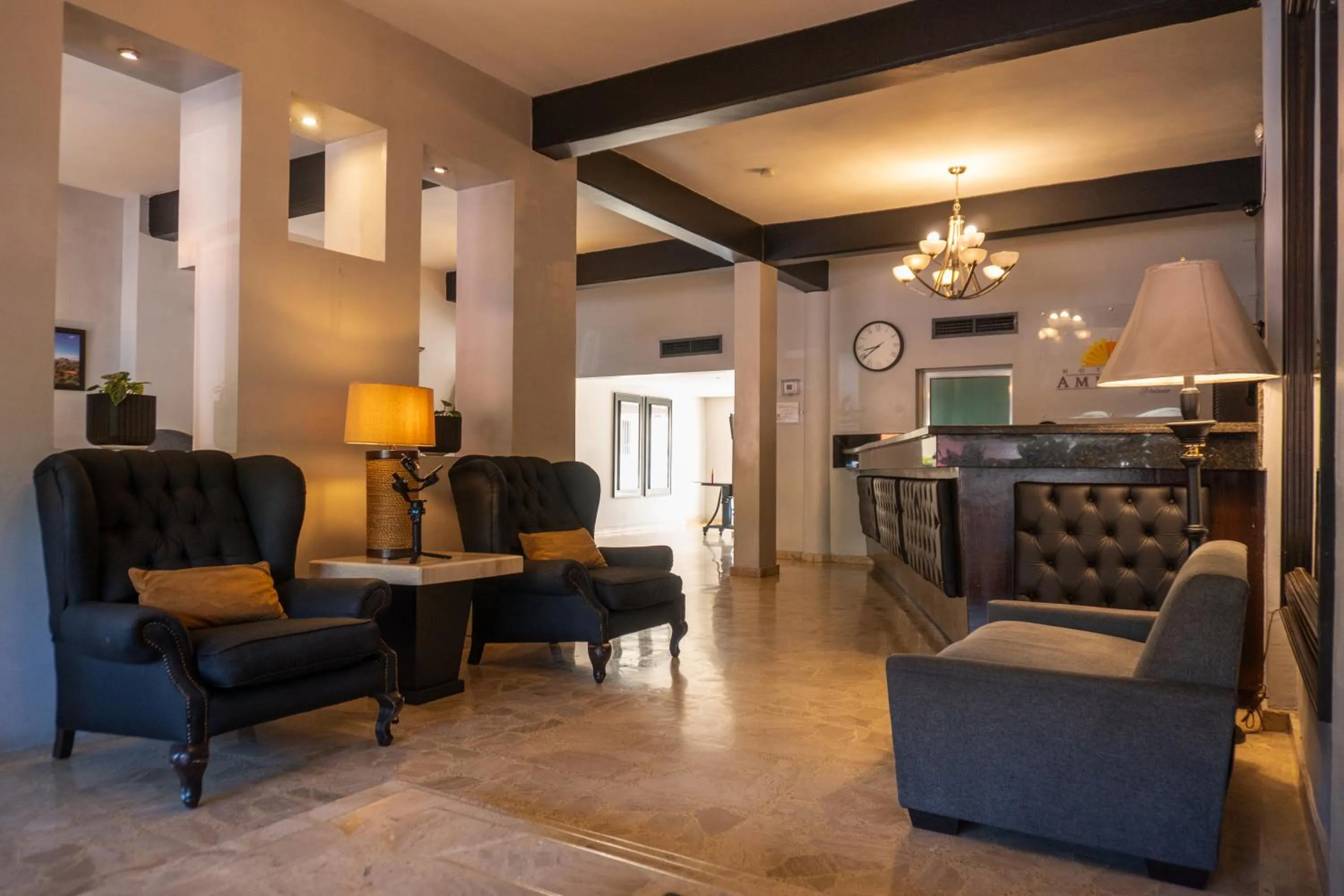 Living room in Hotel America Palacio