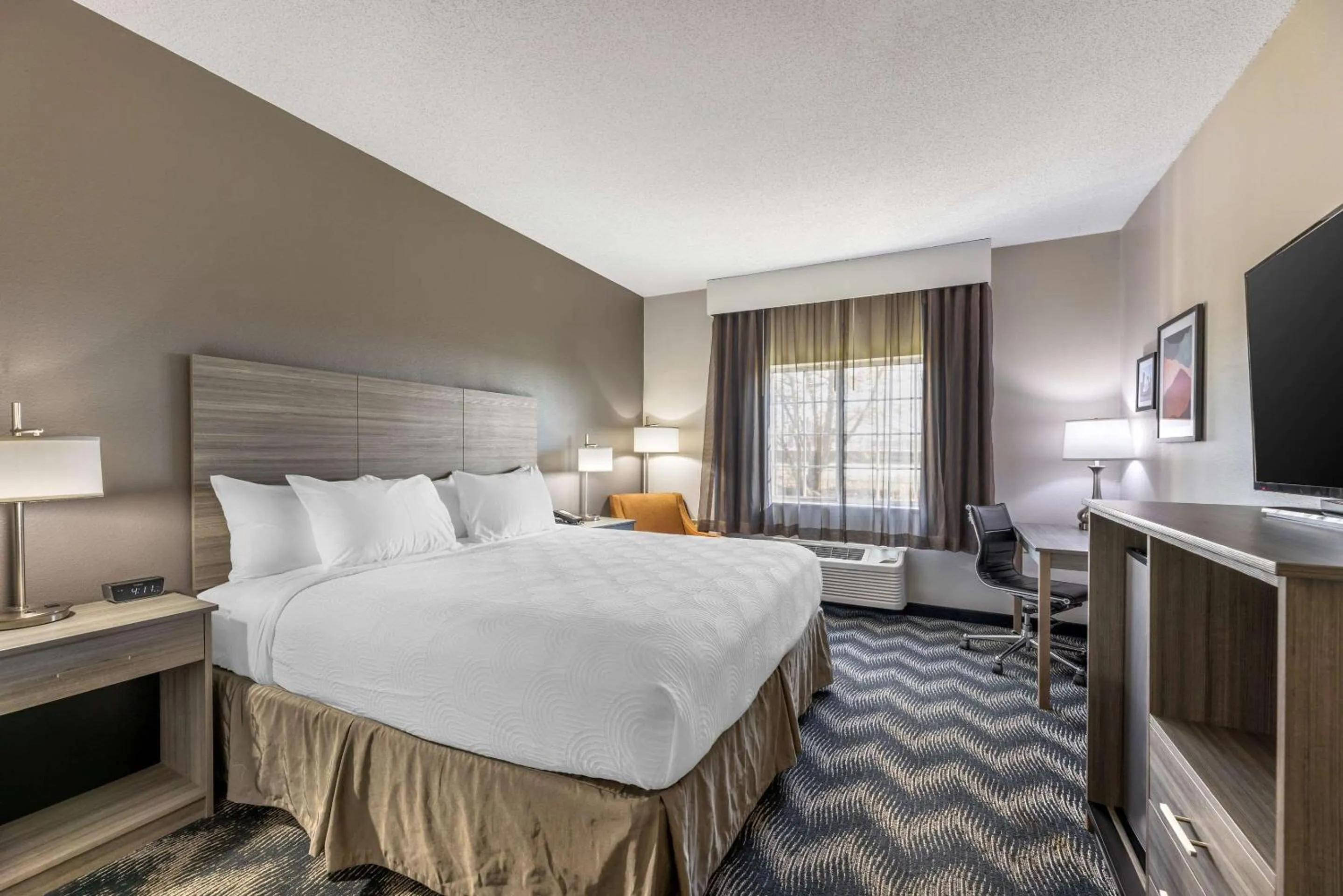 Bedroom, Bed in Country Inn & Suites by Radisson Bolingbrook, I-55