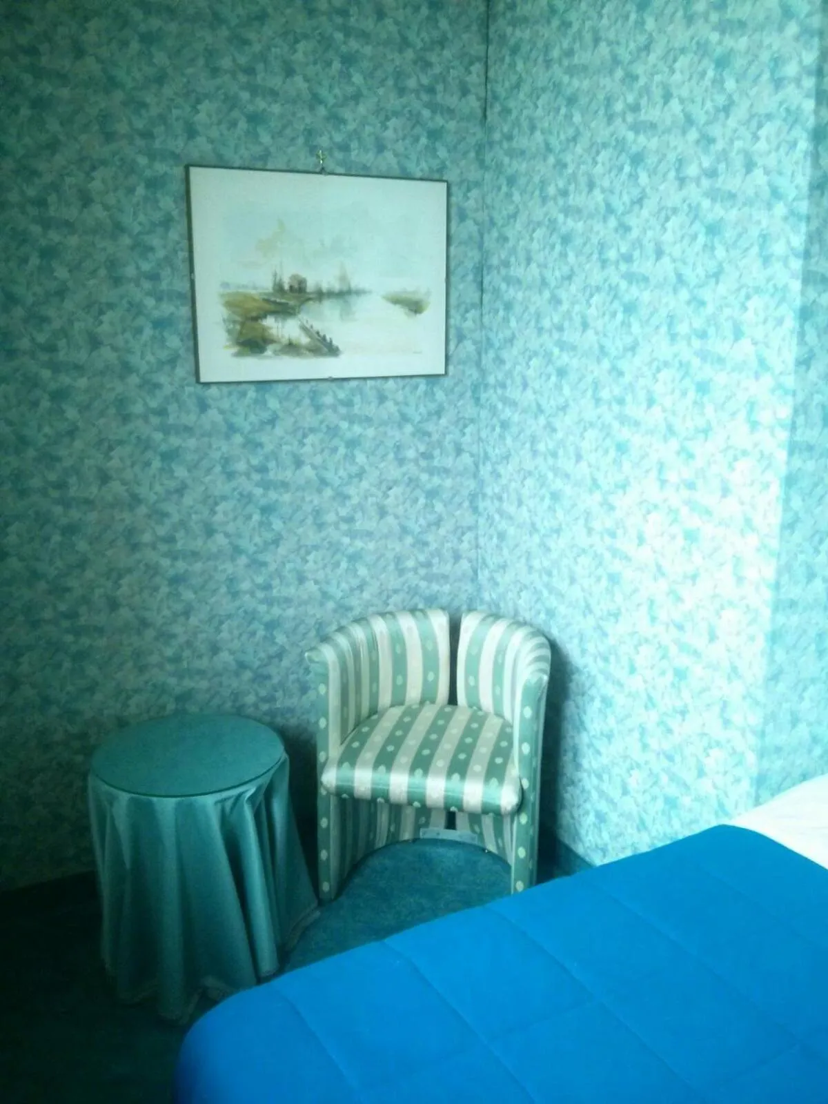 Decorative detail, Bed in Hotel Il Burchiello