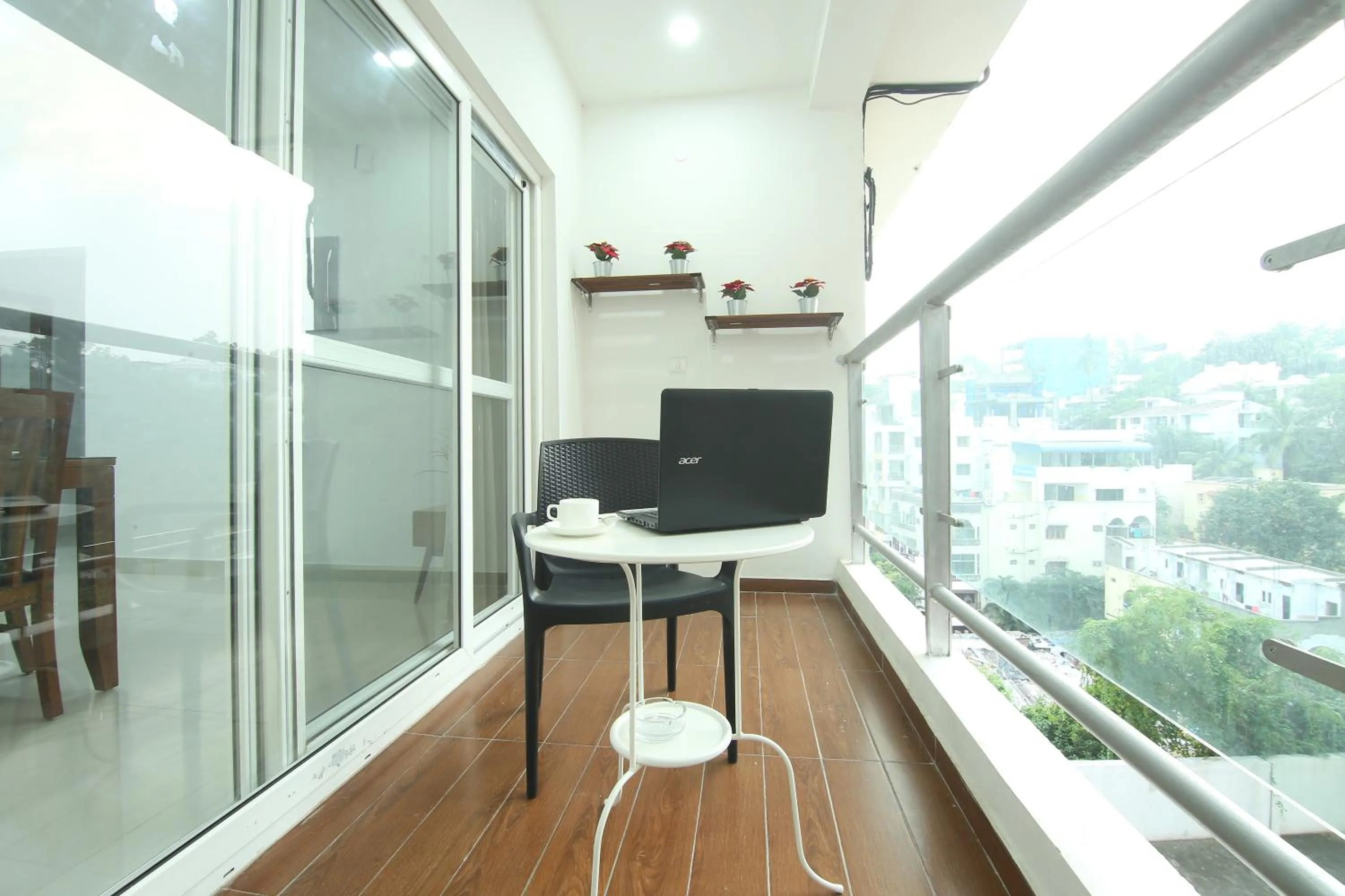 Balcony/Terrace in Aptly Premium Serviced Apartments - A BRAND UNIT OF SKYLA