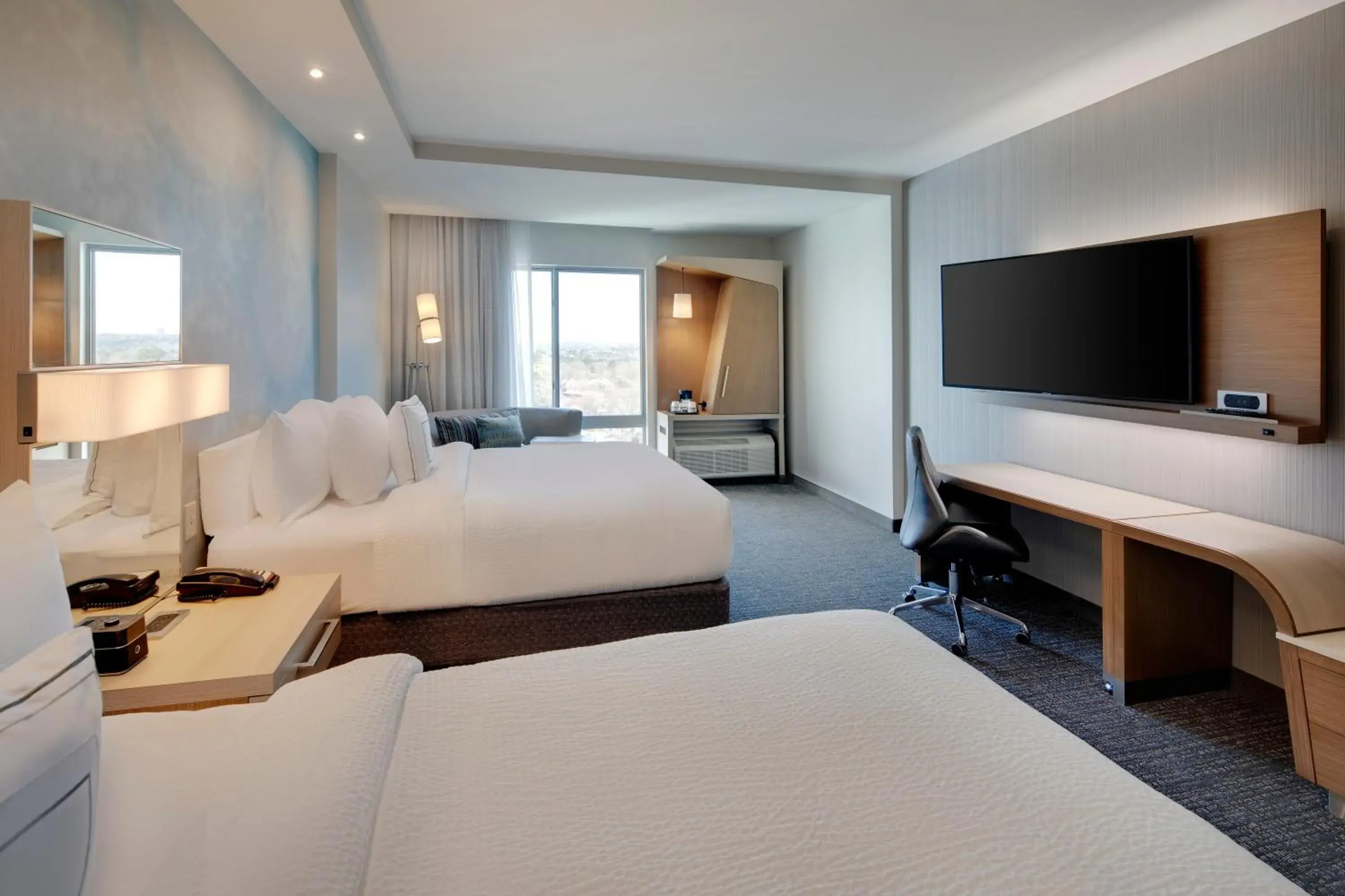 Guest room, 2 Queen, City view, Balcony in Courtyard by Marriott Atlanta Vinings/Galleria Guest room, 2 Queen, City view, Balcony in Courtyard by Marriott Atlanta Vinings/Galleria