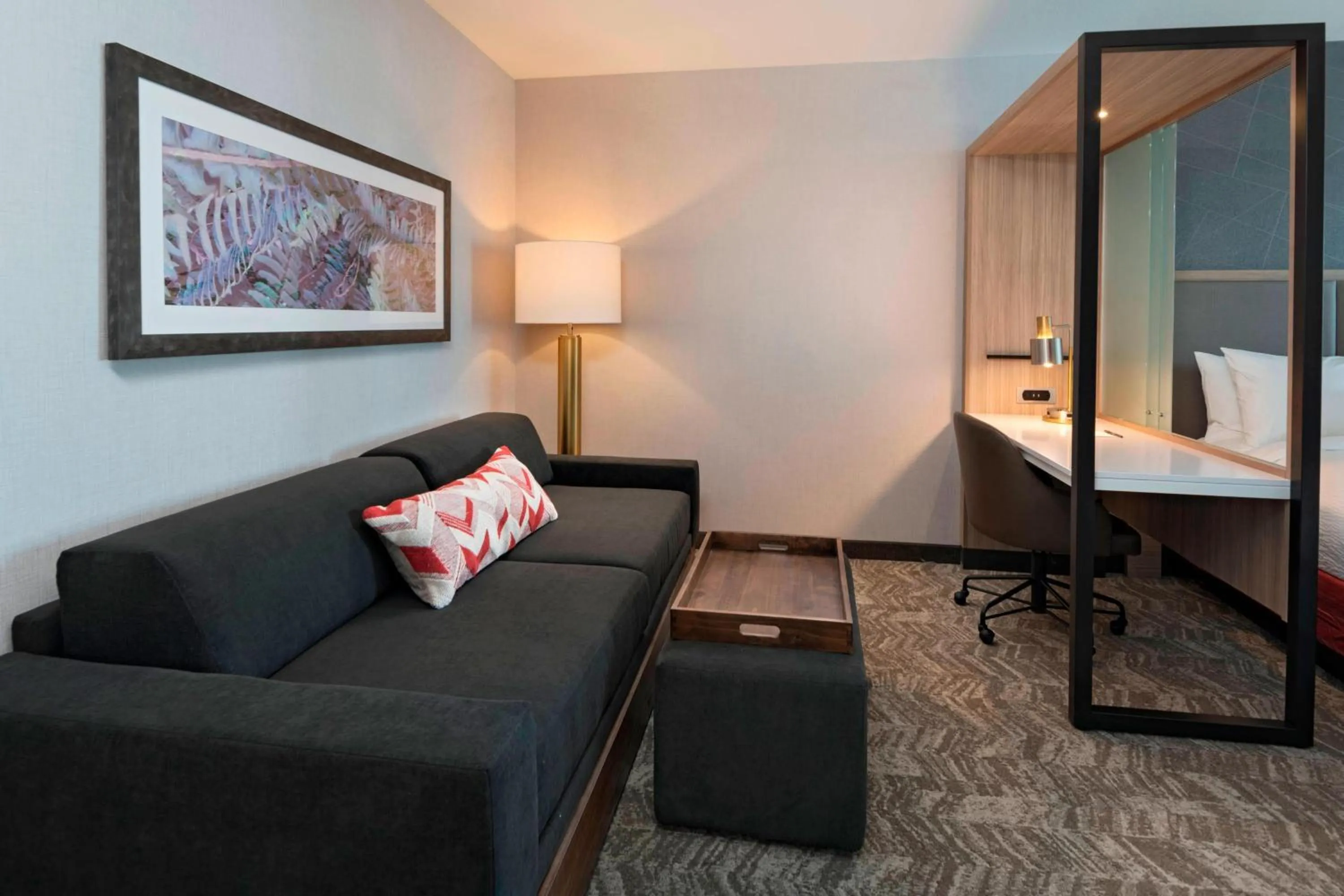 Living room, Bed in SpringHill Suites by Marriott Denver West/Golden