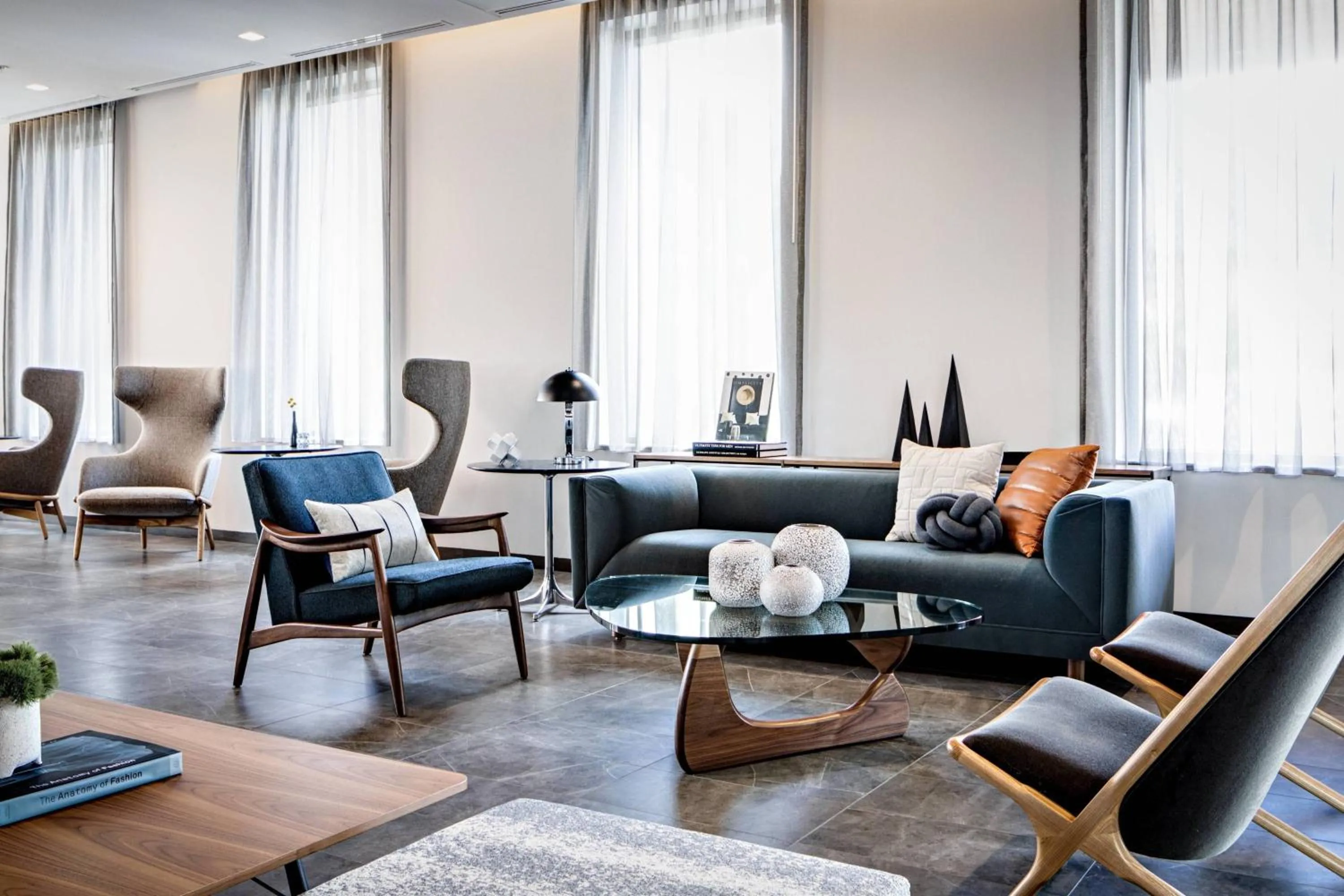 Lobby or reception in AC Hotel by Marriott Grand Rapids Downtown