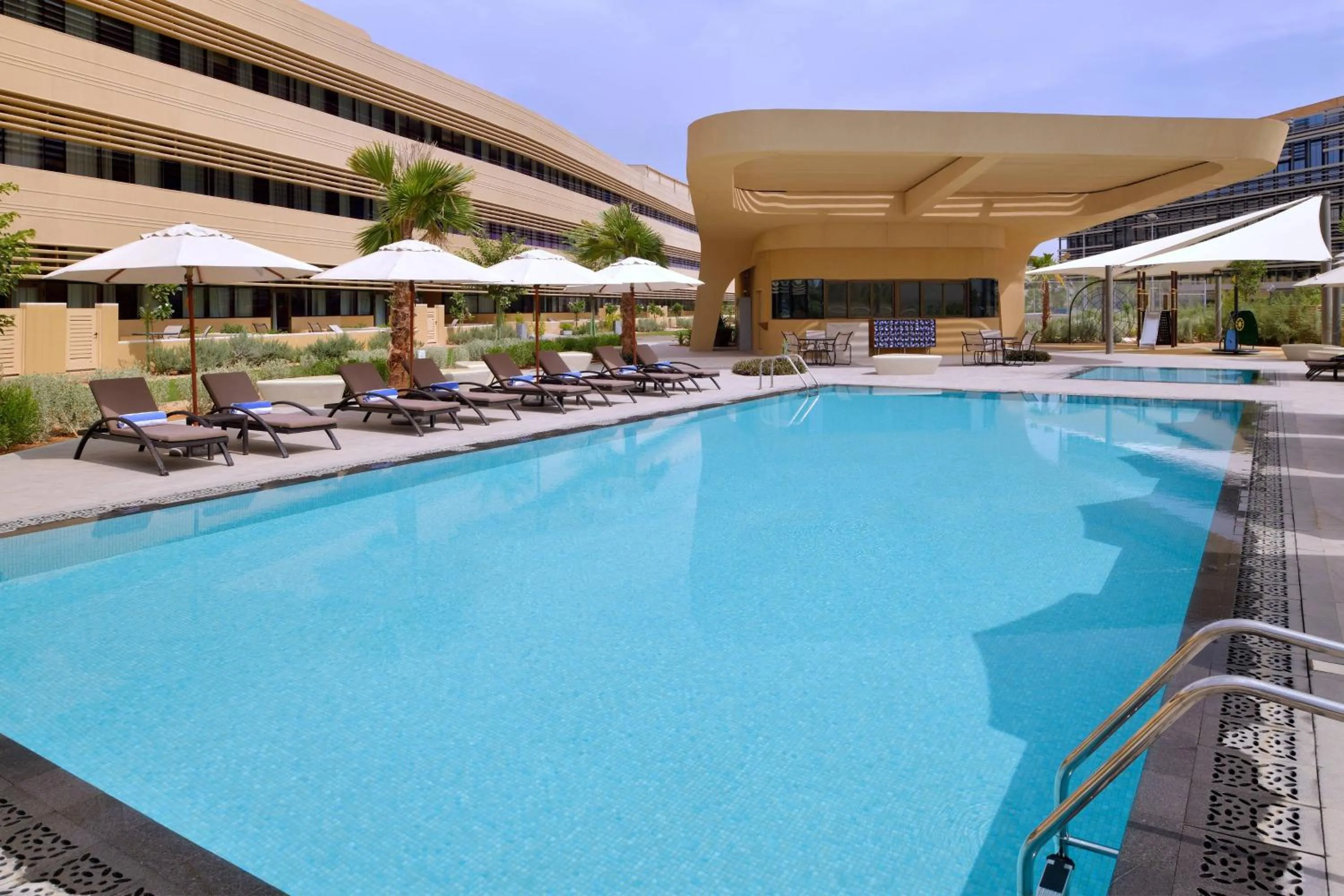 Swimming pool in Marriott Riyadh Diplomatic Quarter