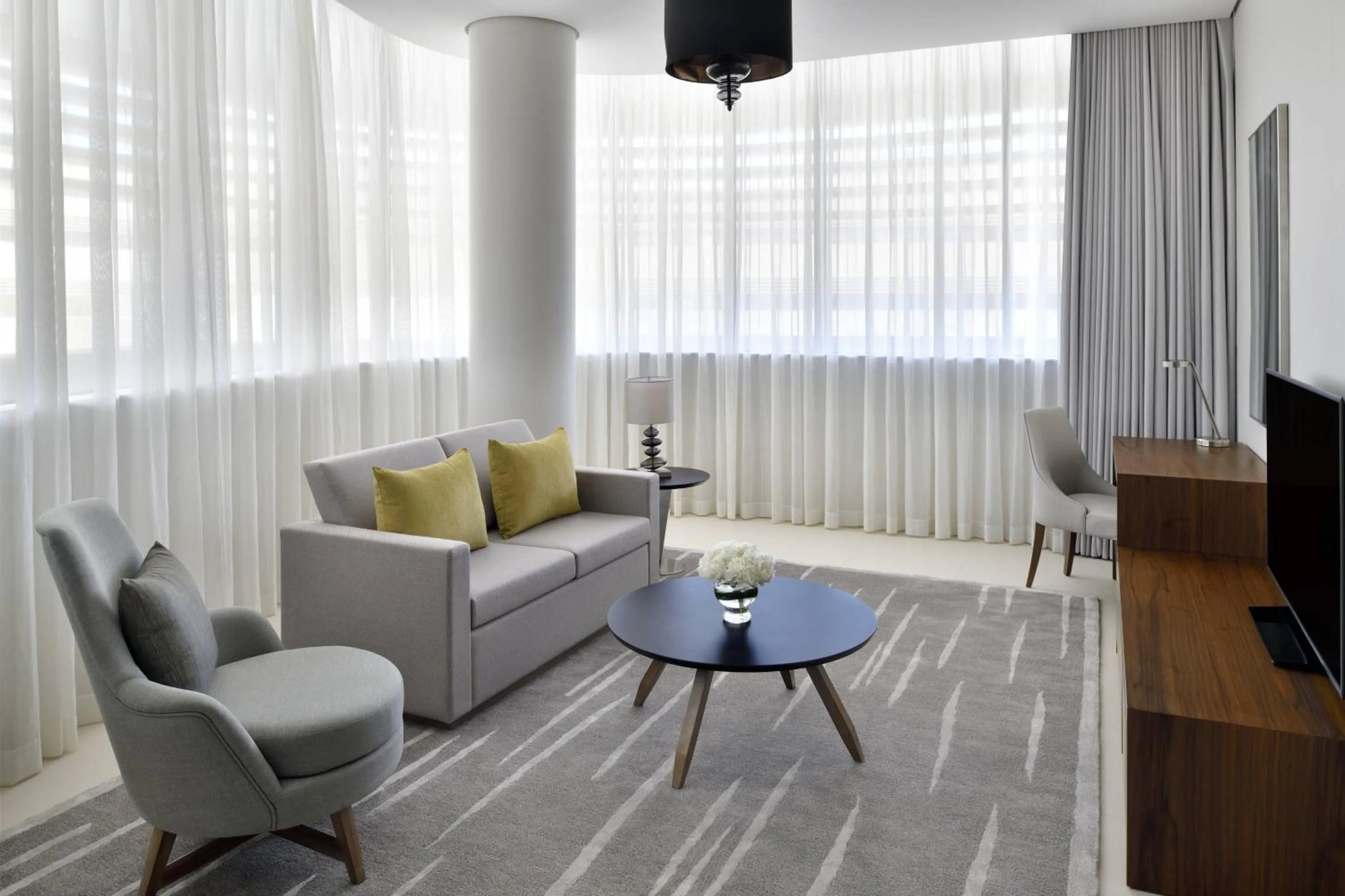 Living room in Riyadh Diplomatic Quarter - Marriott Executive Apartments