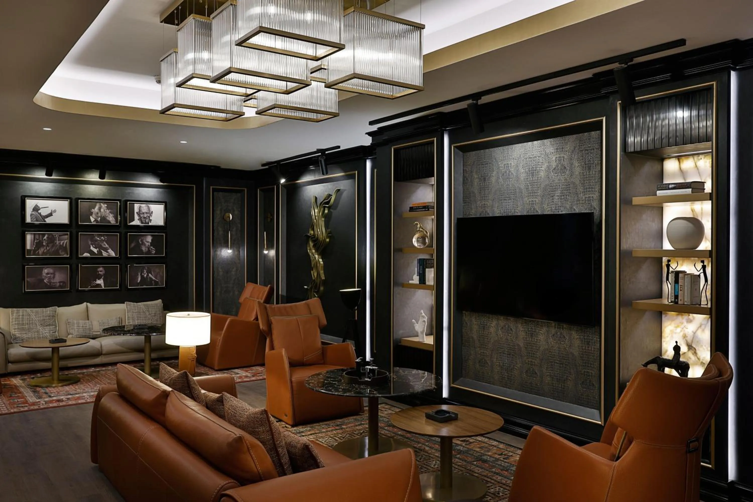 Lounge or bar in Riyadh Diplomatic Quarter - Marriott Executive Apartments