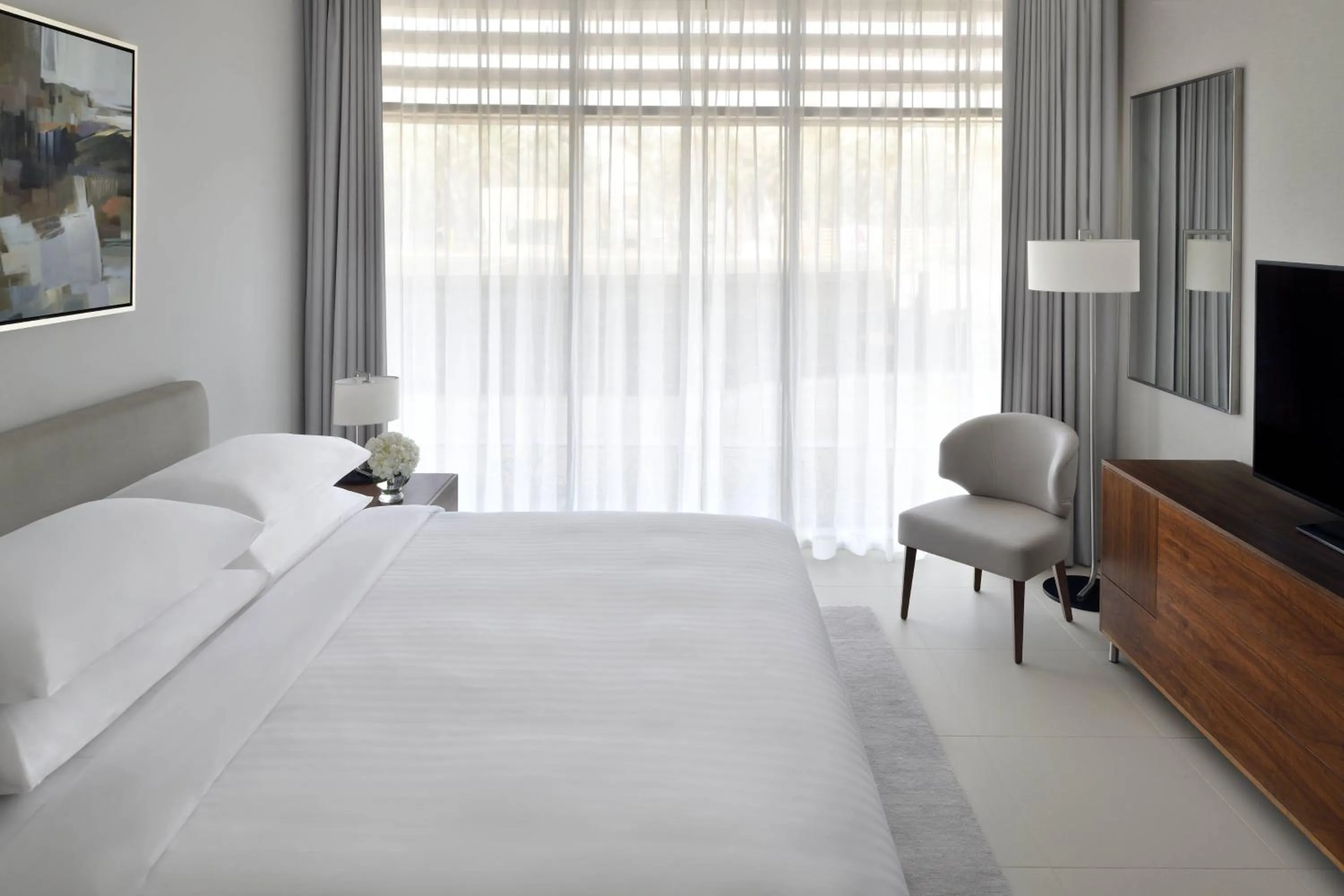 Bedroom, Bed in Riyadh Diplomatic Quarter - Marriott Executive Apartments