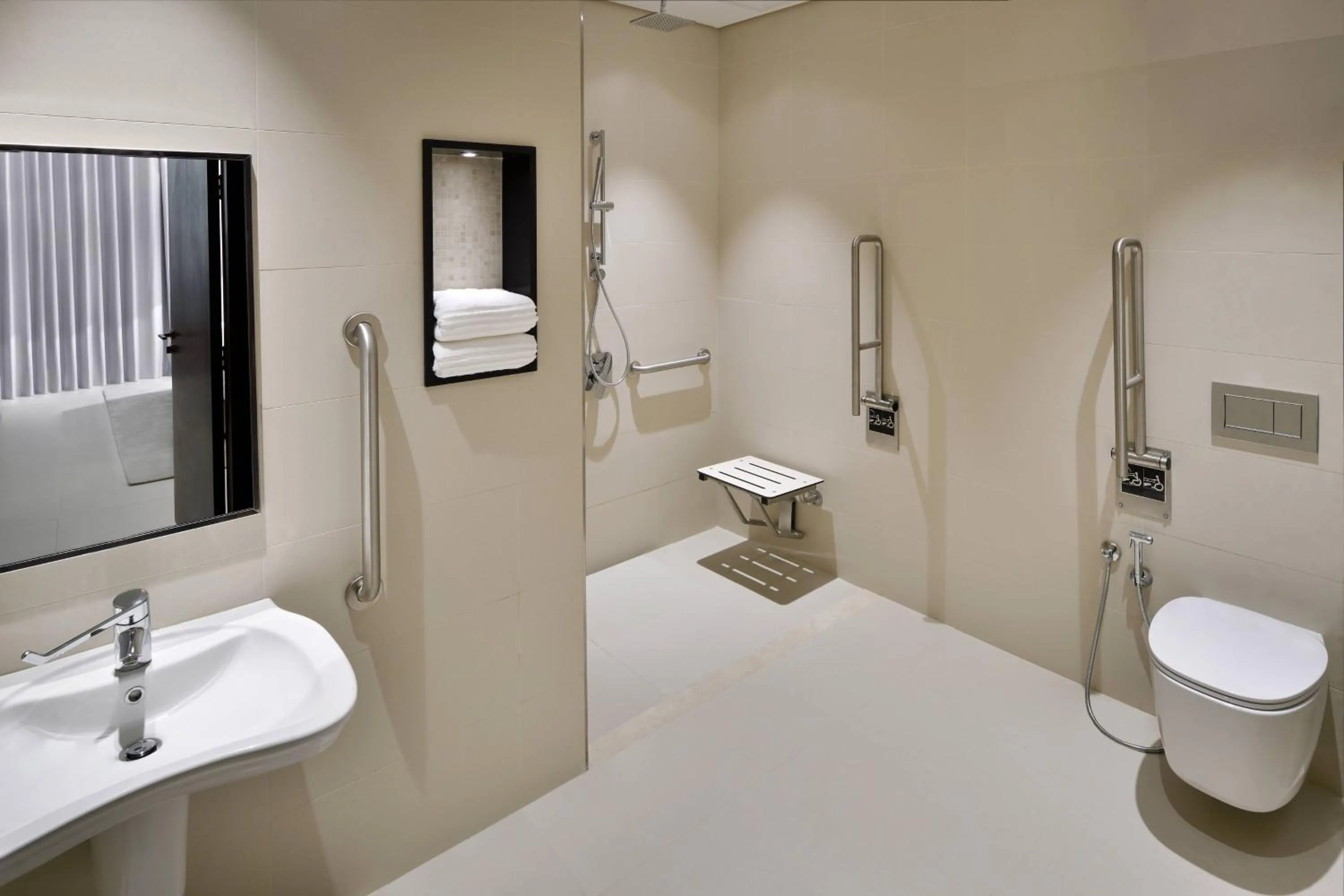 Bathroom in Riyadh Diplomatic Quarter - Marriott Executive Apartments
