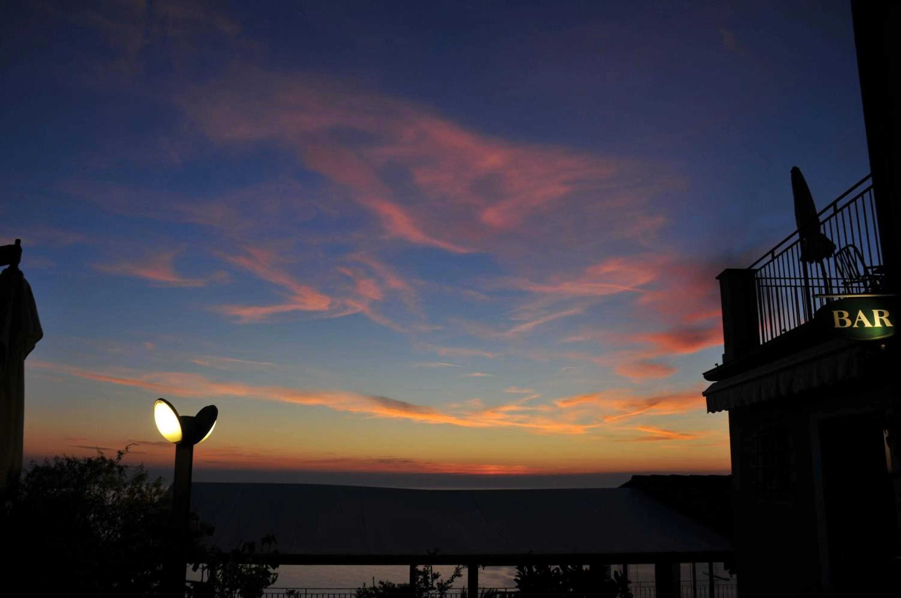 Sunset in Hotel La Giada del Mesco