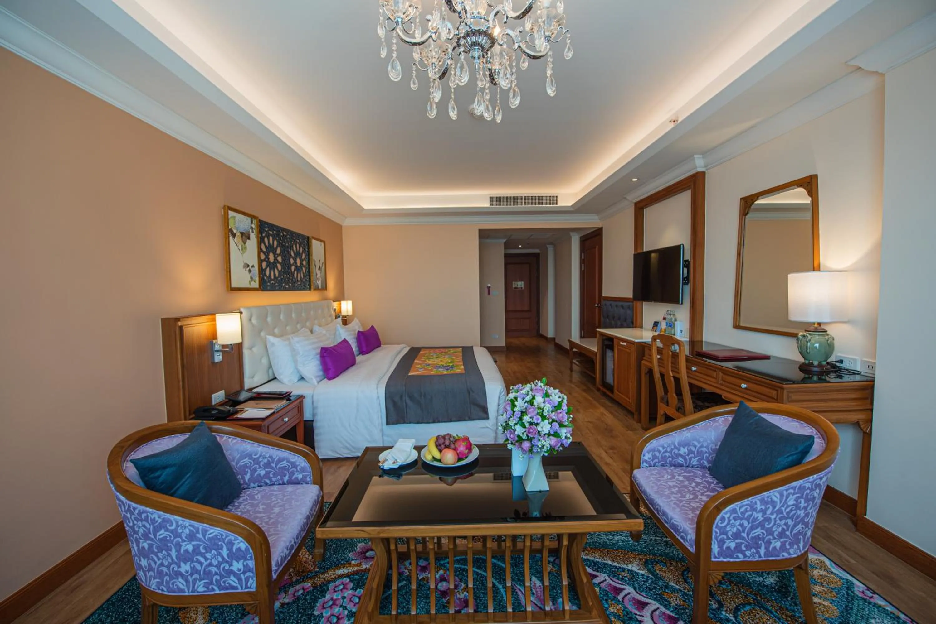 Seating area in The Empress Premier Chiang Mai