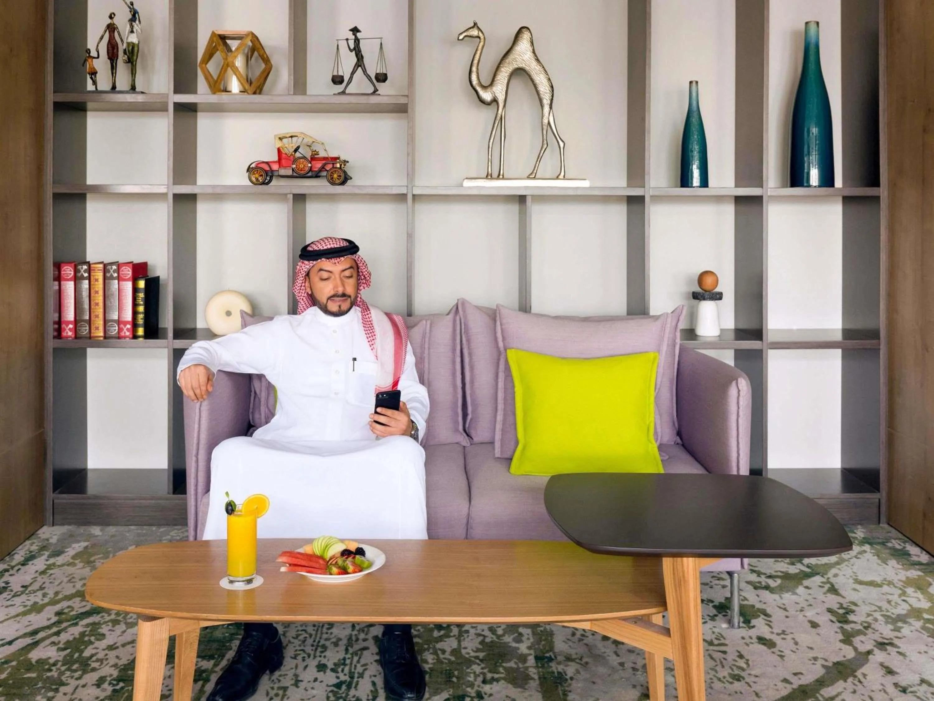 Lounge or bar in Adagio Aparthotel Jeddah Malik Road