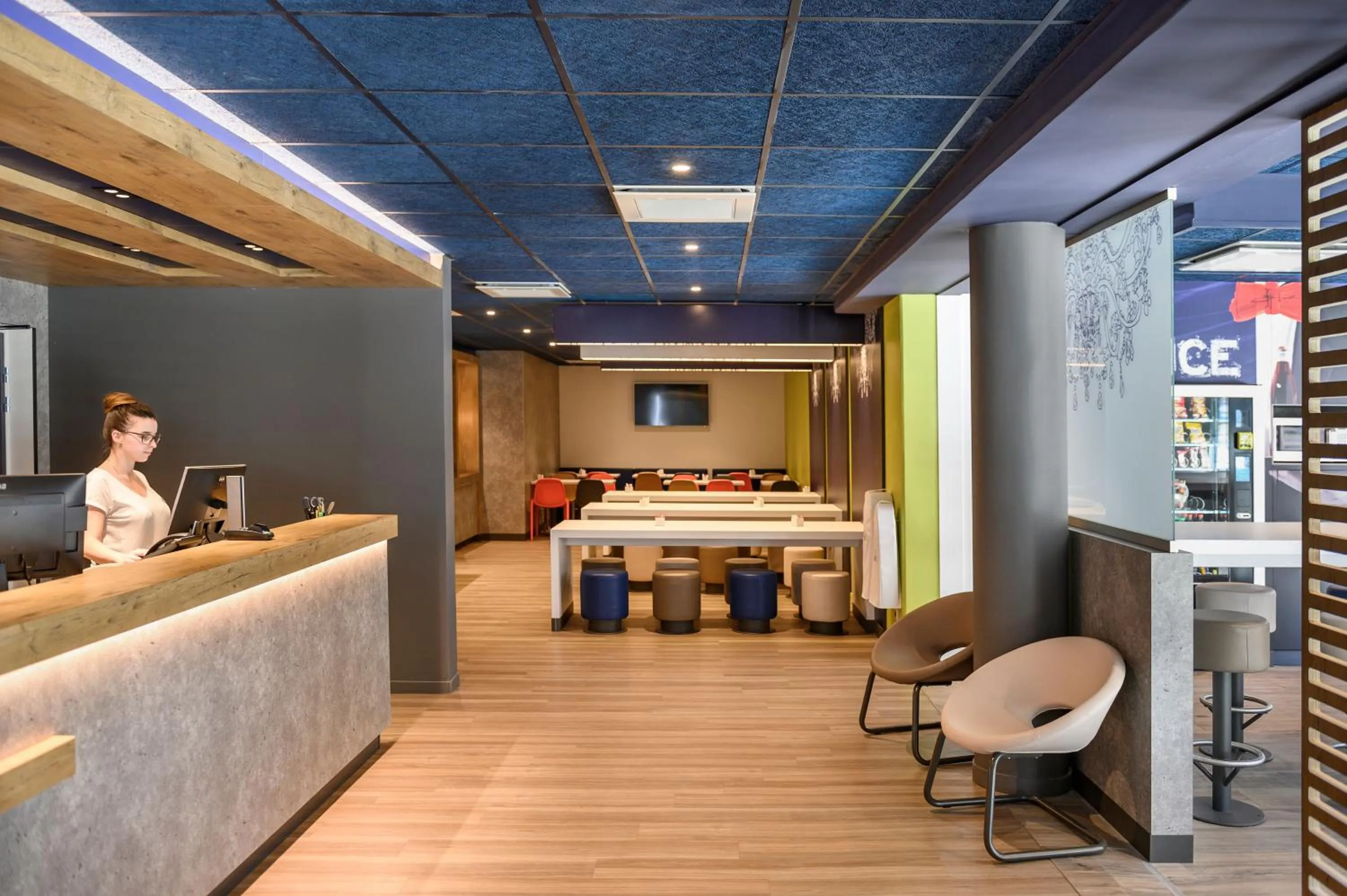 Lobby or reception, Bed in ibis budget Saint-Étienne Centre Gare Châteaucreux