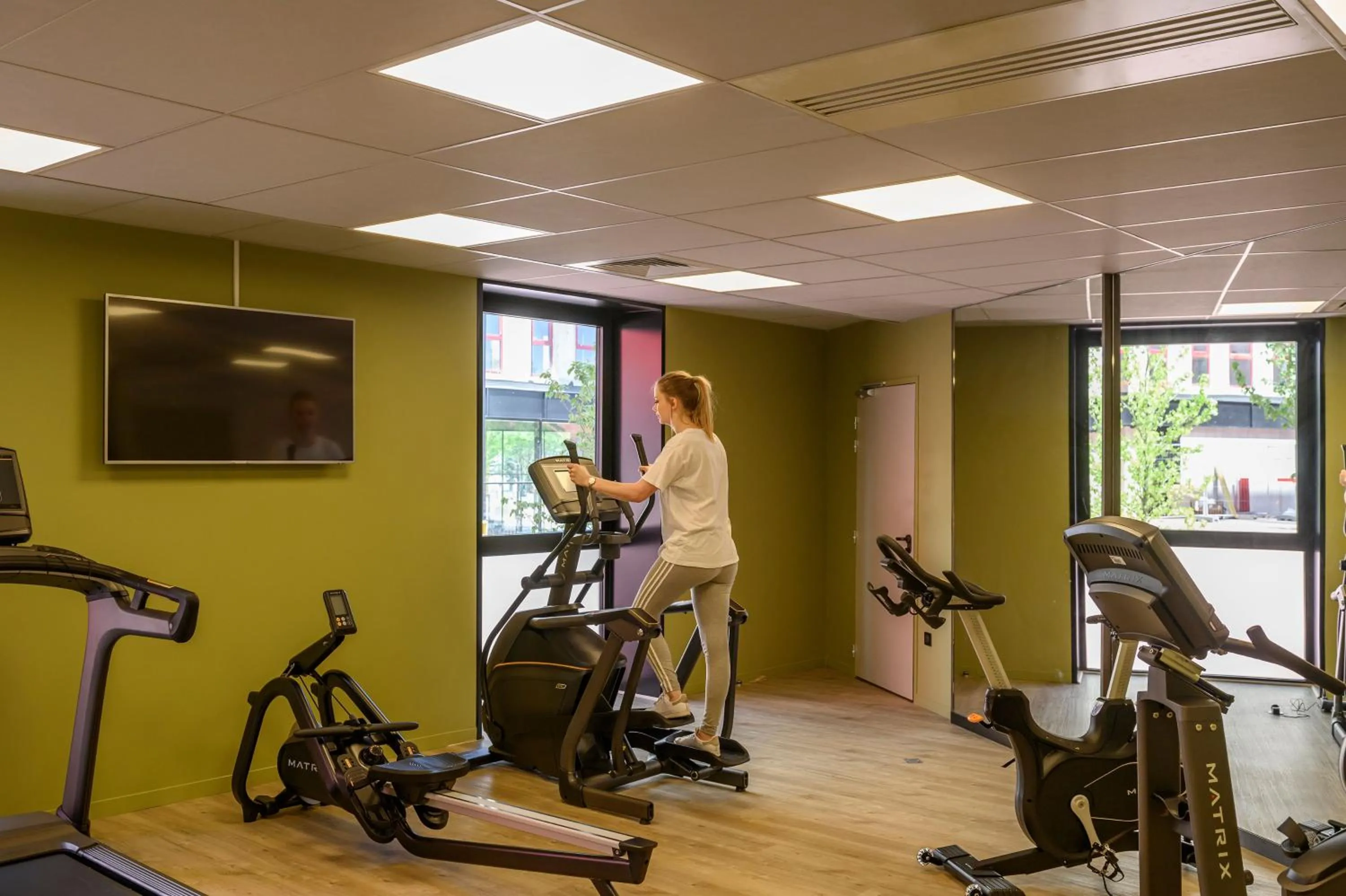 Fitness centre/facilities in Novotel Saint-Étienne Centre Gare Châteaucreux