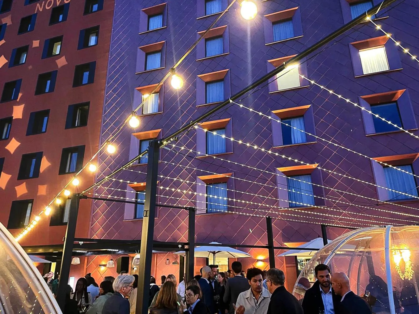 Patio in Novotel Saint-Étienne Centre Gare Châteaucreux