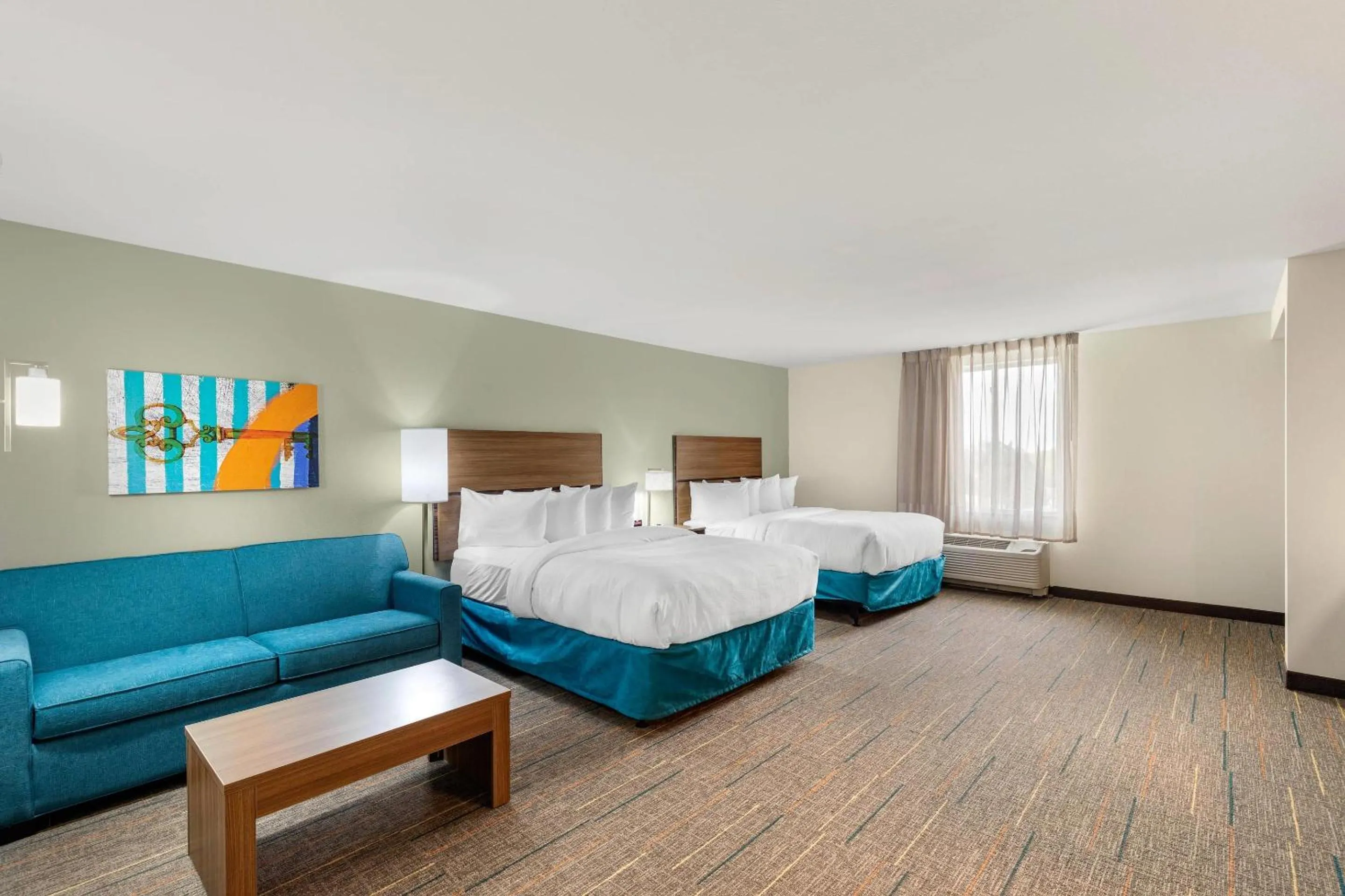 Bedroom, Bed in MainStay Suites Lancaster Dallas South