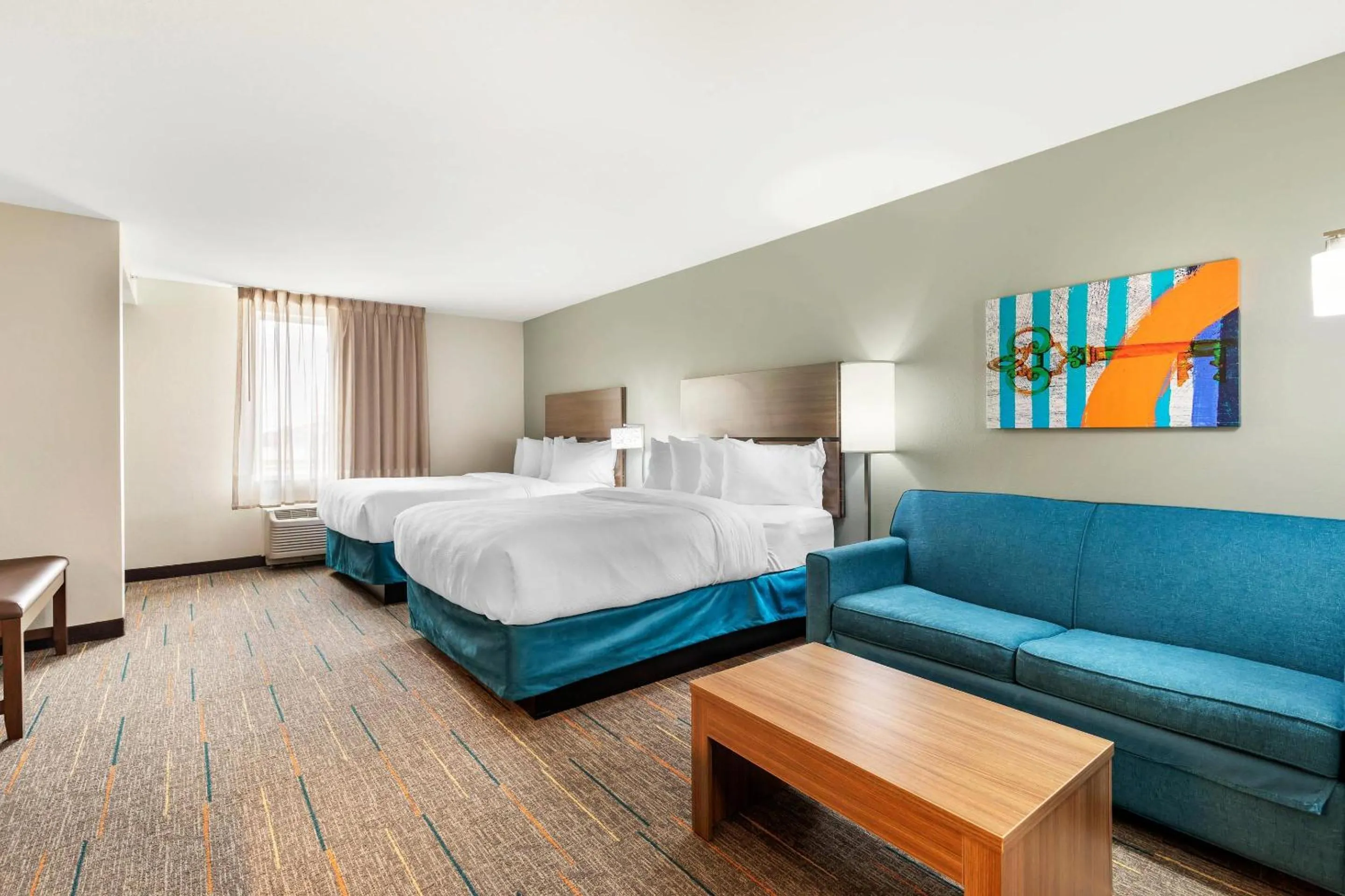 Bedroom, Bed in MainStay Suites Lancaster Dallas South