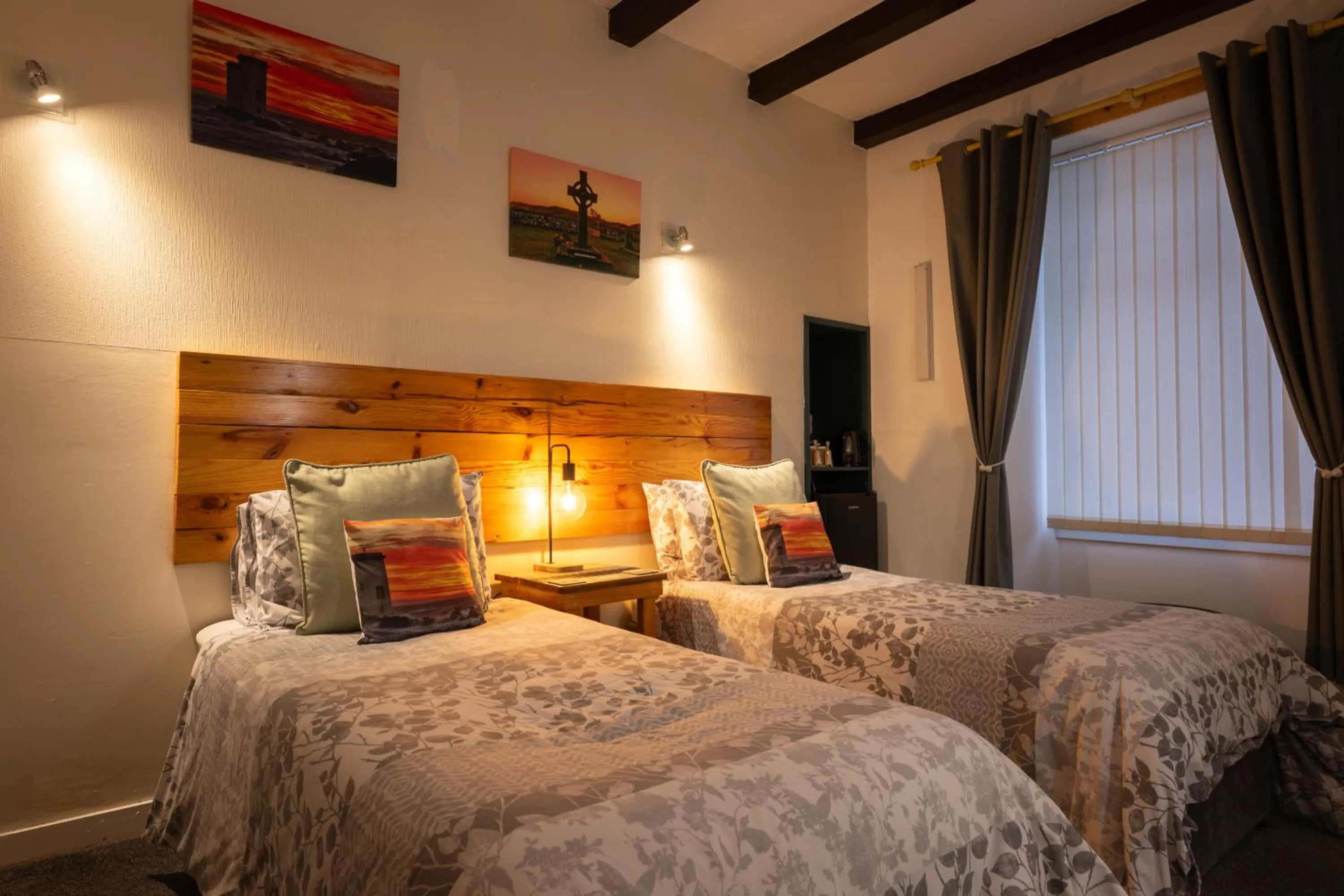 Bed in The Trout Fly Guest House