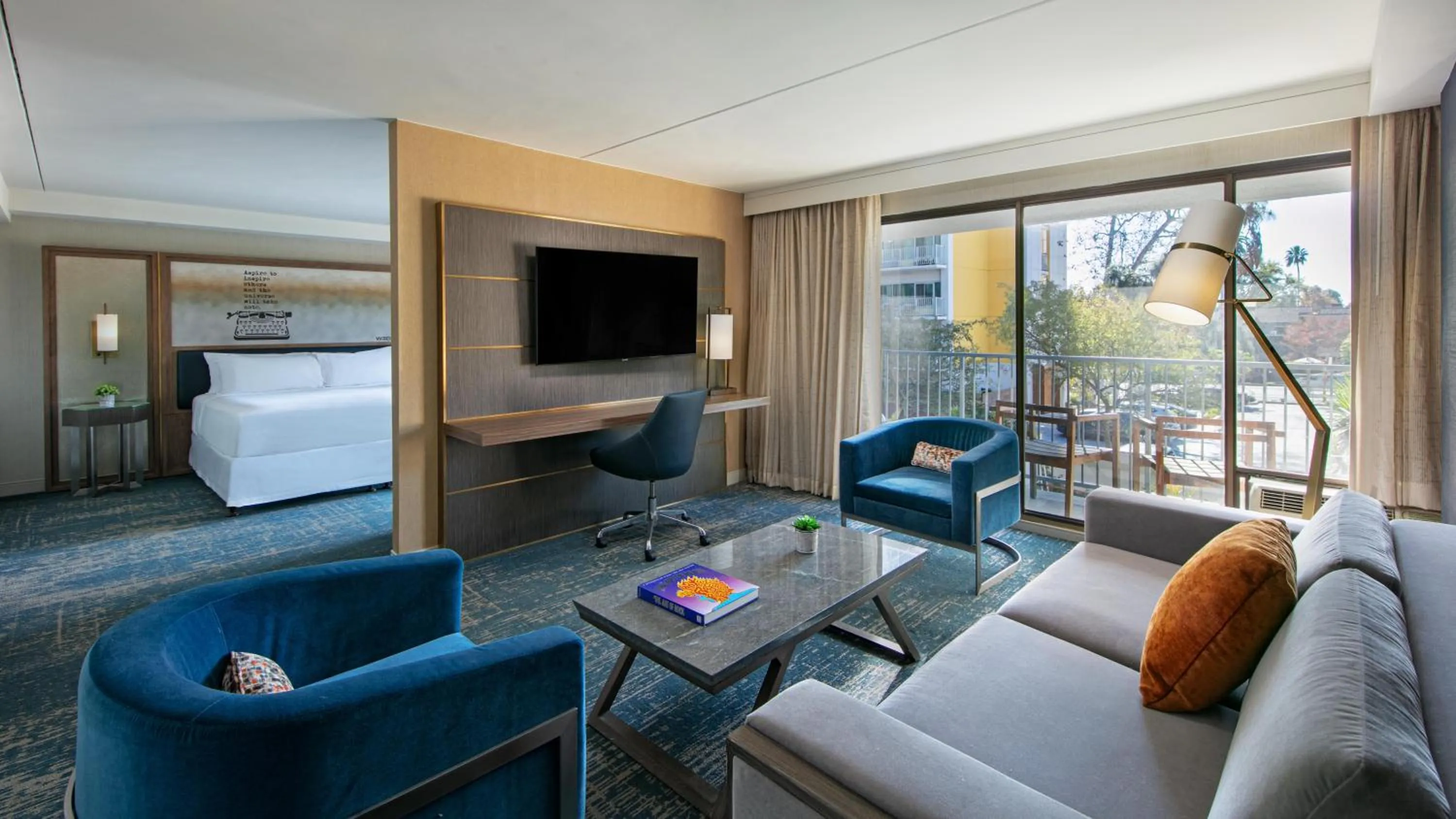 Living room in Hotel Dena, Pasadena Los Angeles, a Tribute Portfolio Hotel