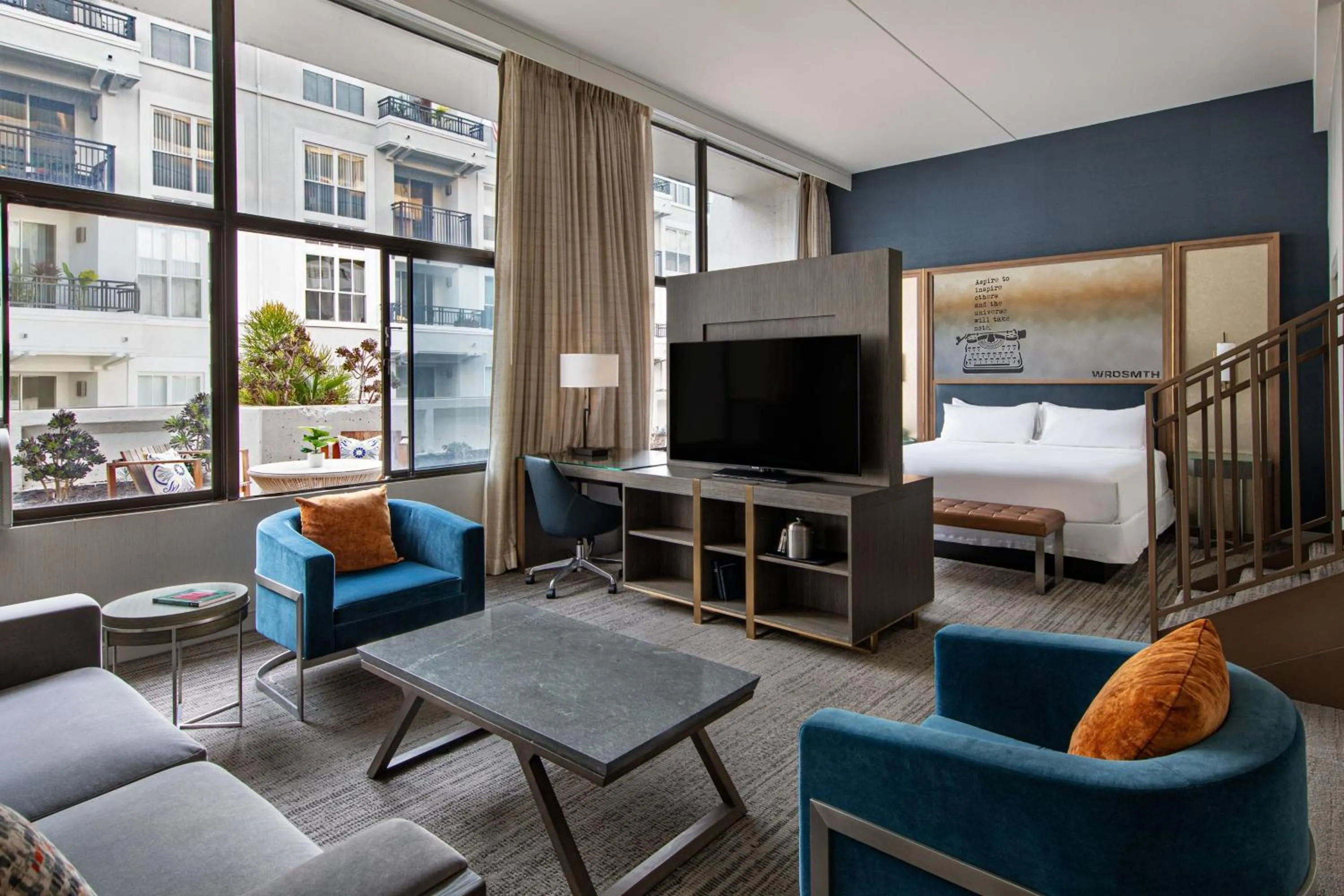 Photo of the whole room, Bed in Hotel Dena, Pasadena Los Angeles, a Tribute Portfolio Hotel