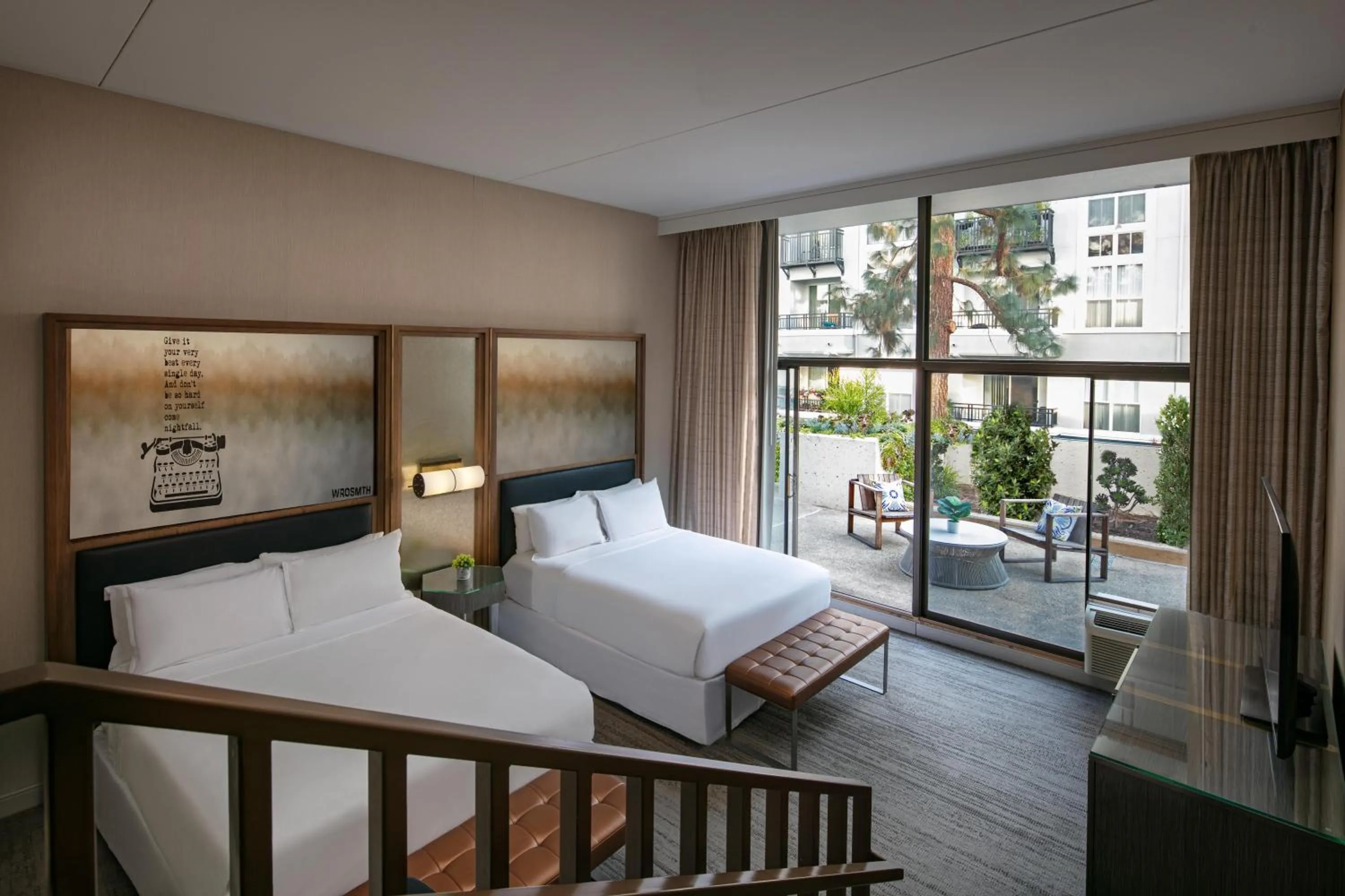 Bedroom, Bed in Hotel Dena, Pasadena Los Angeles, a Tribute Portfolio Hotel