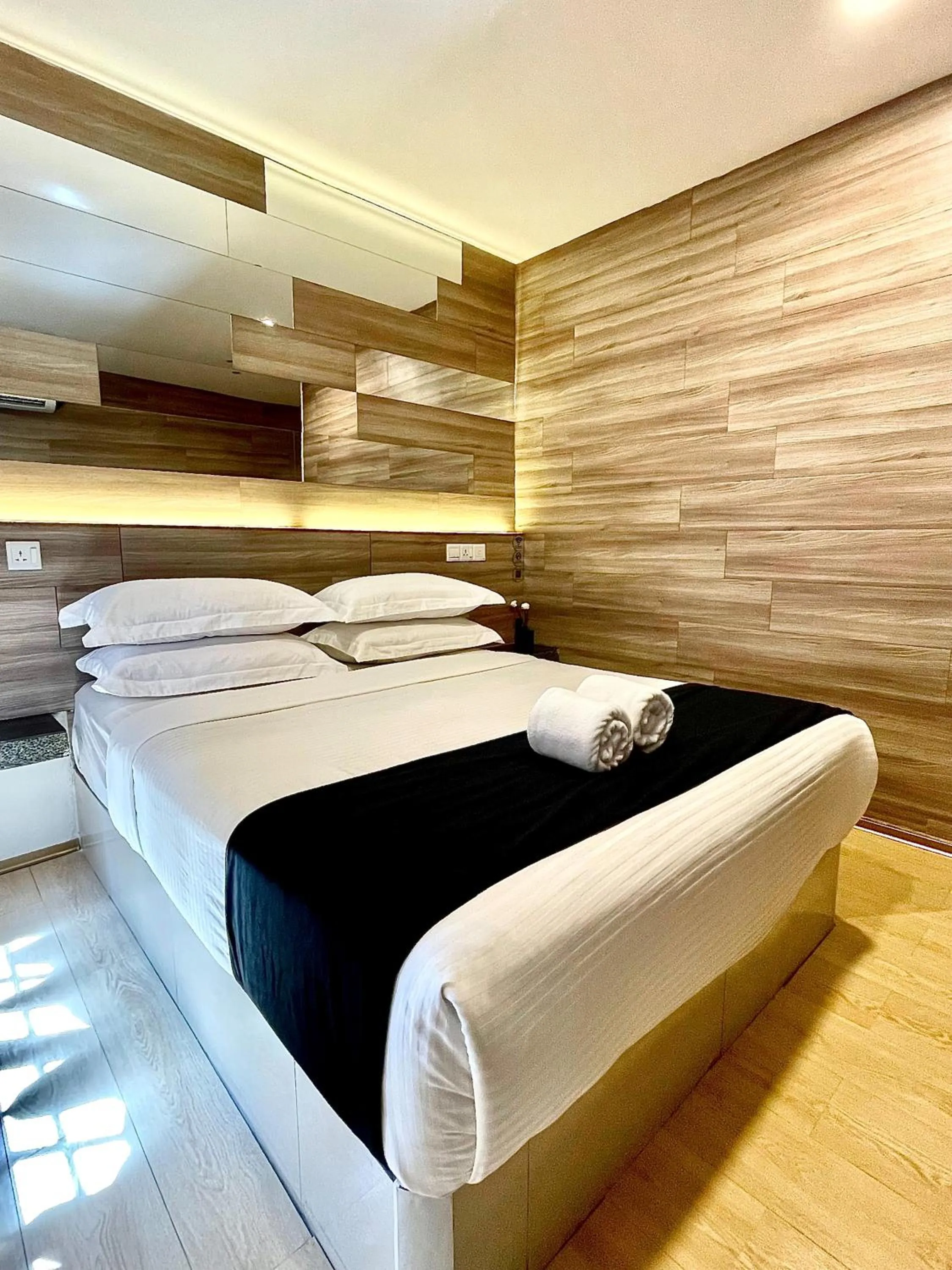 Bed in Hotel Villa